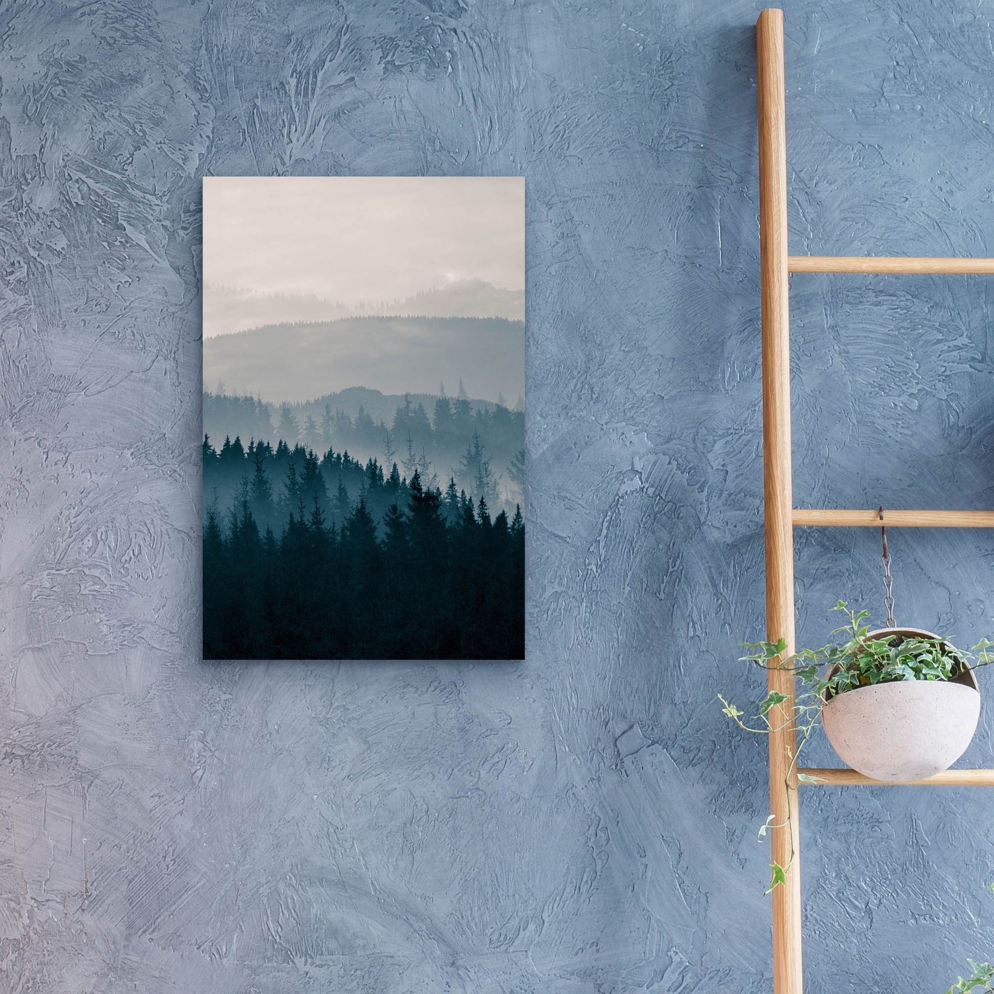 Epic Art 'Blue Mountains Ii' by Photoinc Studio, Acrylic Glass Wall Art,16x24