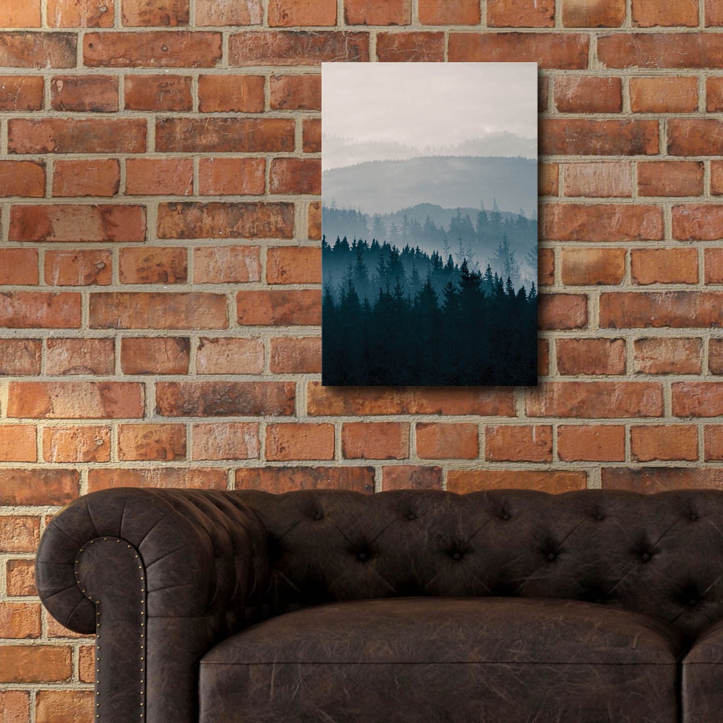 Epic Art 'Blue Mountains Ii' by Photoinc Studio, Acrylic Glass Wall Art,16x24