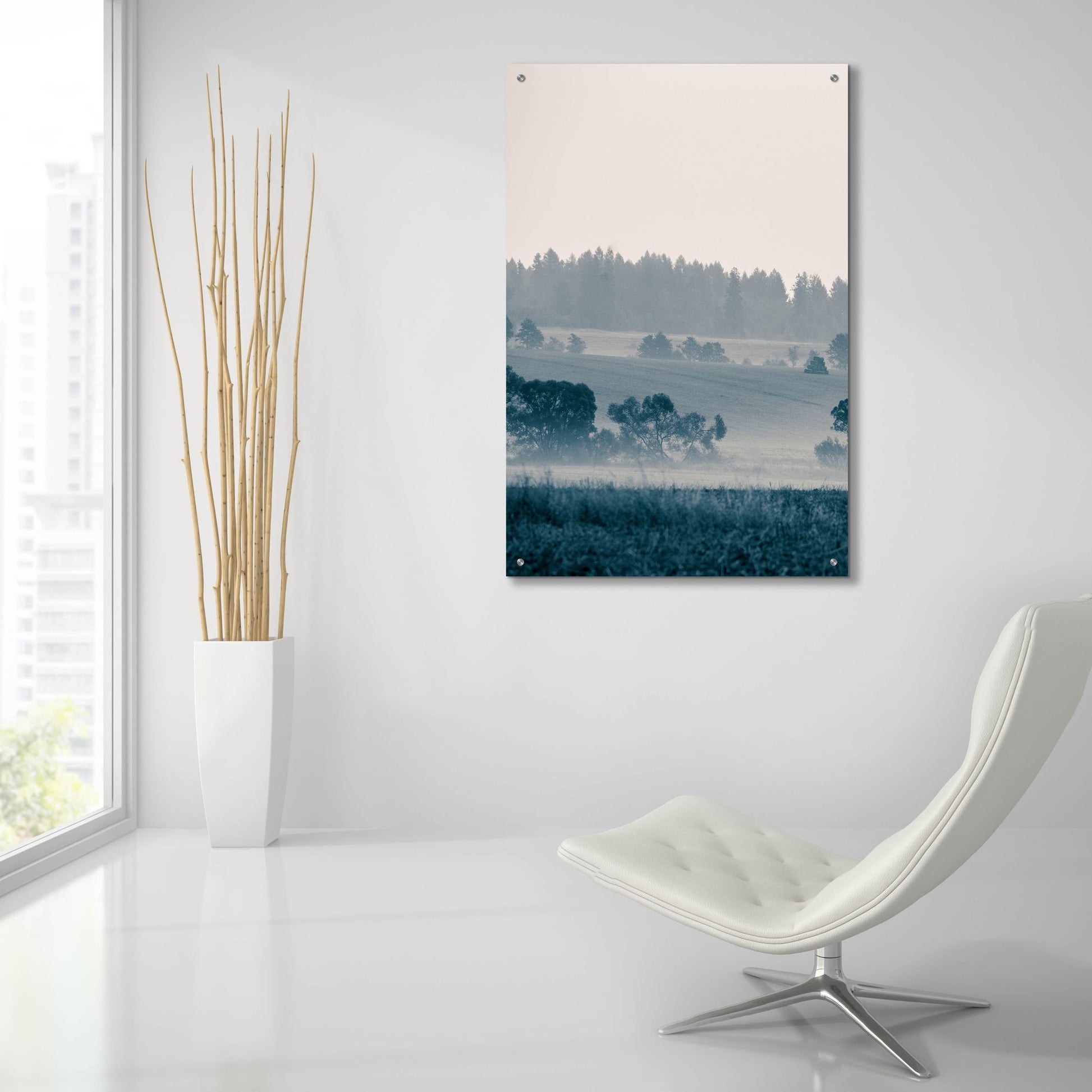 Epic Art 'Blue Mountains Iii' by Photoinc Studio, Acrylic Glass Wall Art,24x36