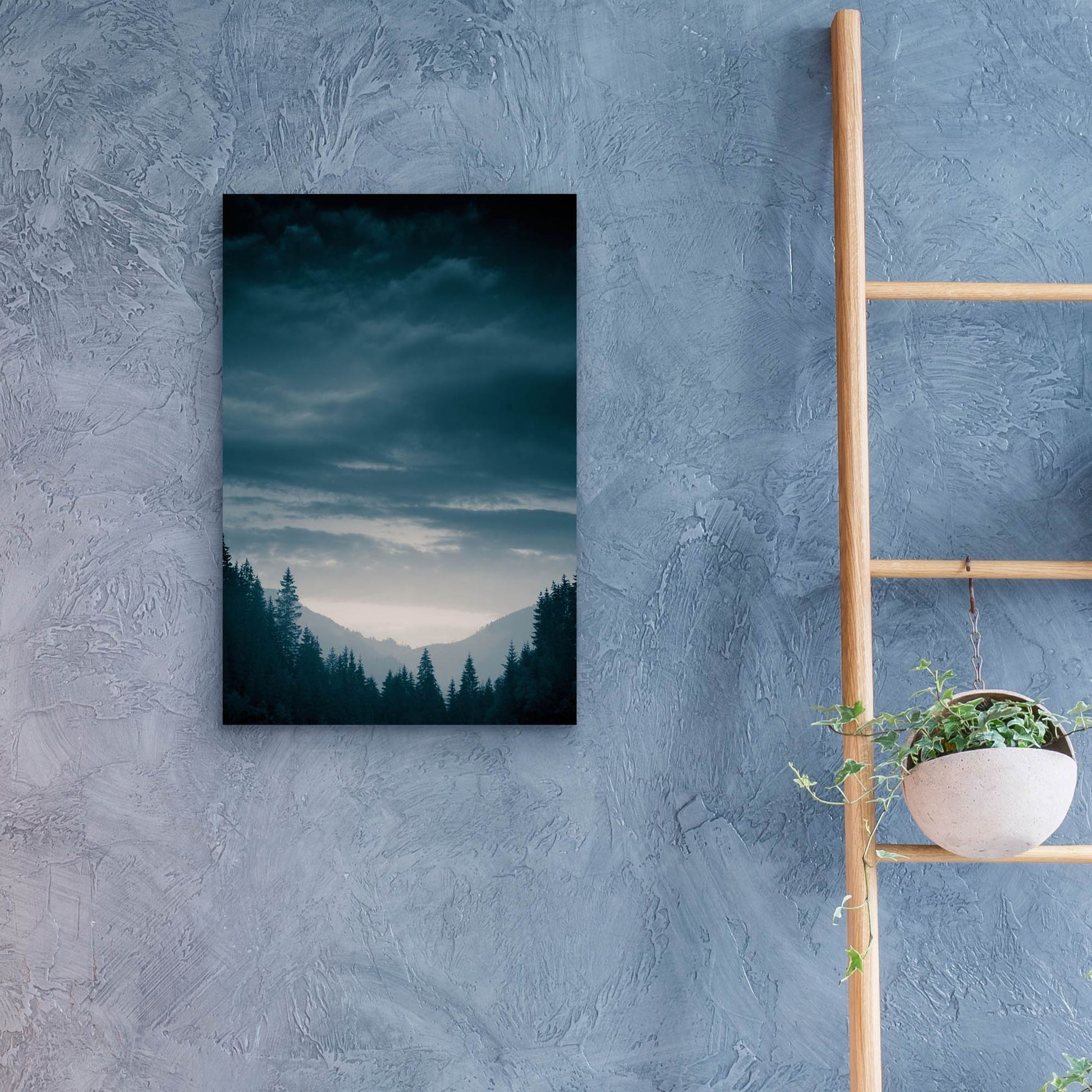 Epic Art 'Blue Mountains Iv' by Photoinc Studio, Acrylic Glass Wall Art,16x24