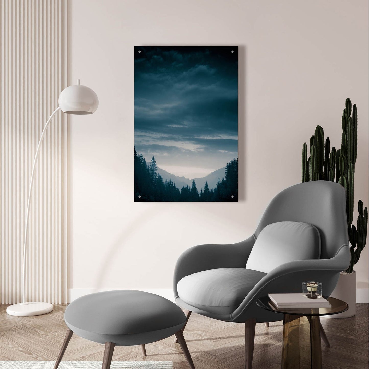 Epic Art 'Blue Mountains Iv' by Photoinc Studio, Acrylic Glass Wall Art,24x36