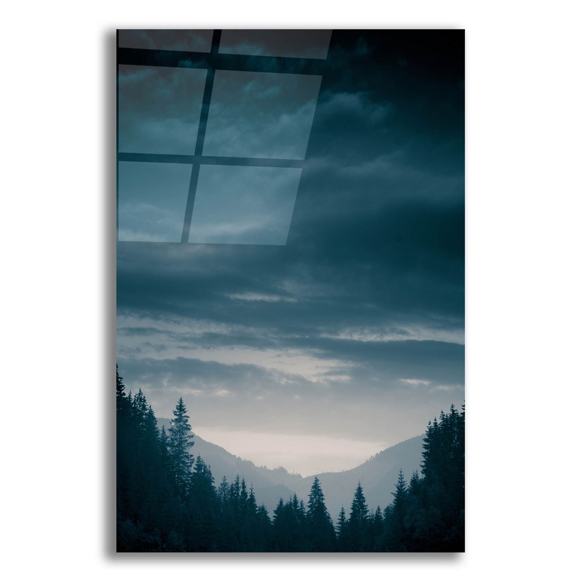 Epic Art 'Blue Mountains Iv' by Photoinc Studio, Acrylic Glass Wall Art