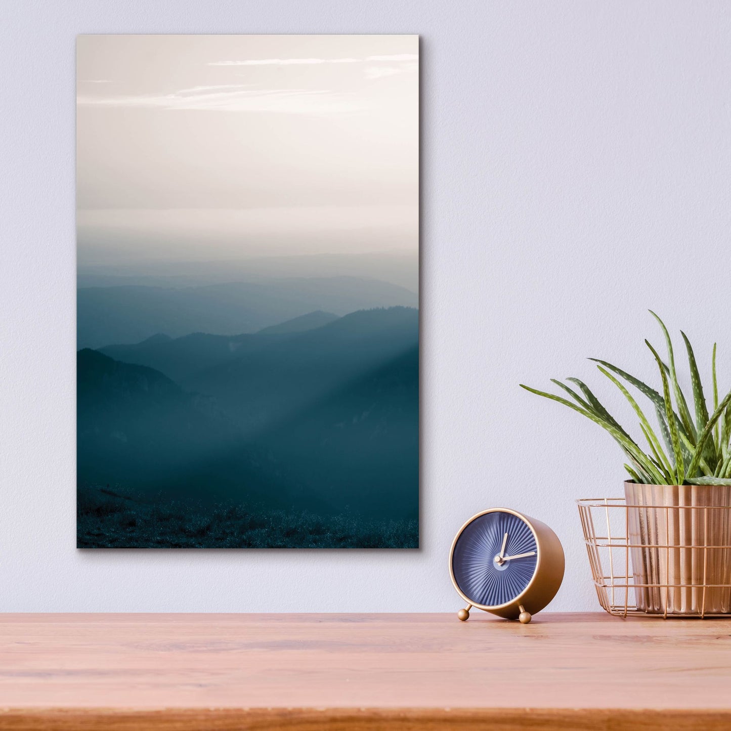 Epic Art 'Blue Mountains V' by Photoinc Studio, Acrylic Glass Wall Art,12x16