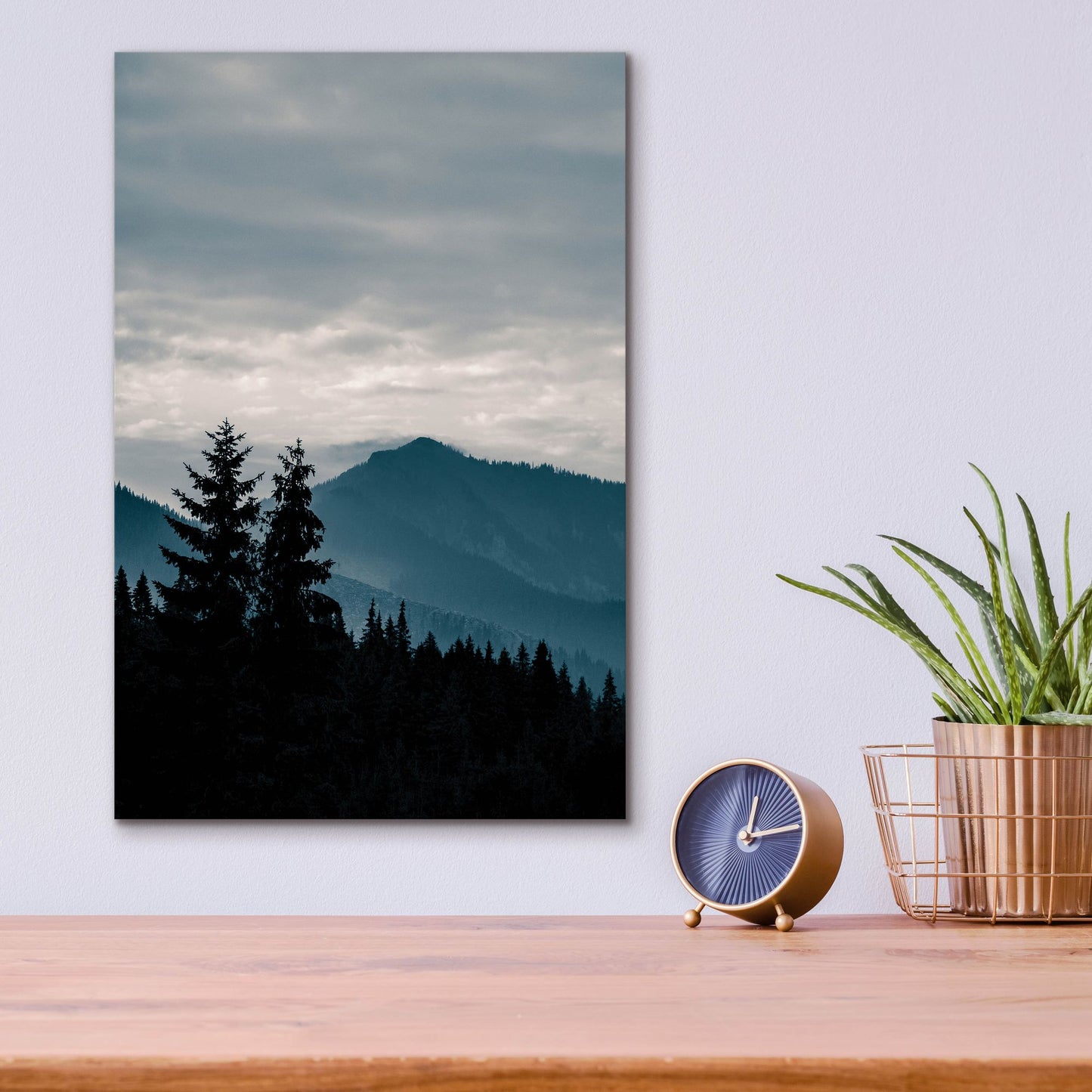 Epic Art 'Blue Mountains Vii' by Photoinc Studio, Acrylic Glass Wall Art,12x16