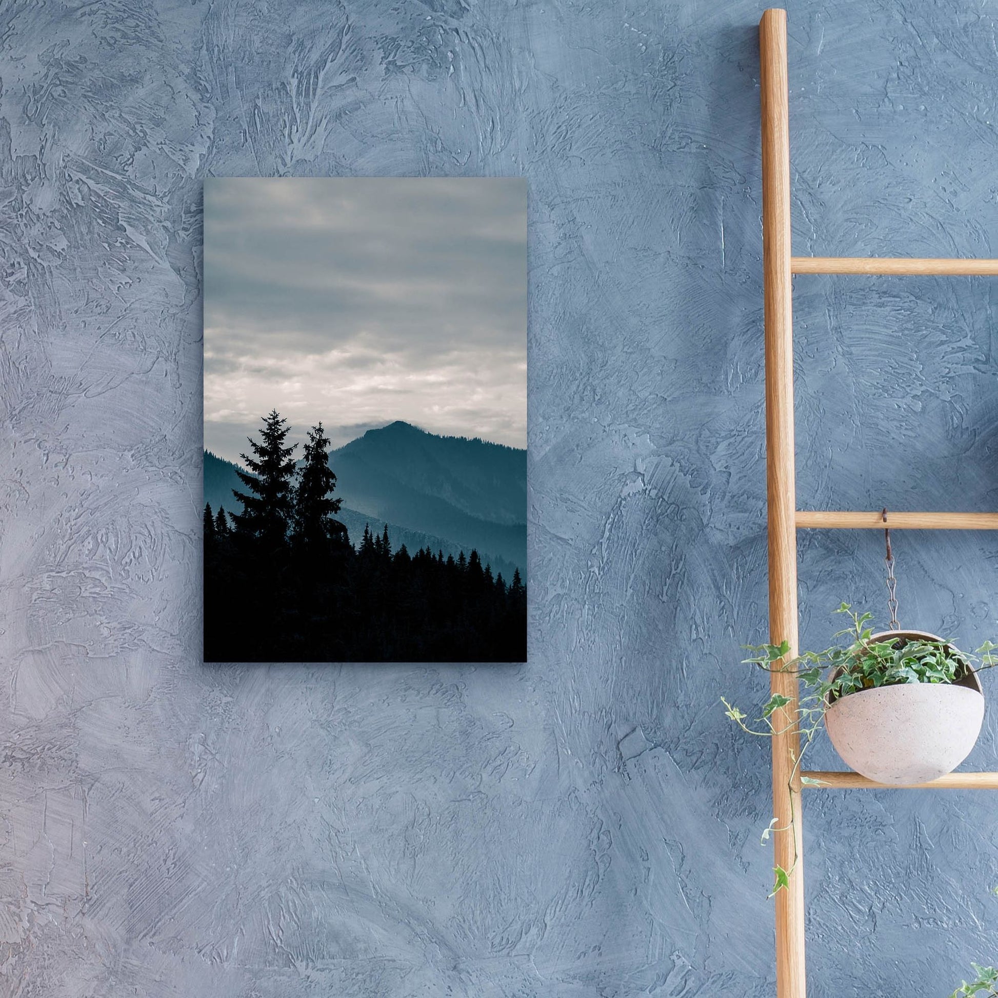 Epic Art 'Blue Mountains Vii' by Photoinc Studio, Acrylic Glass Wall Art,16x24