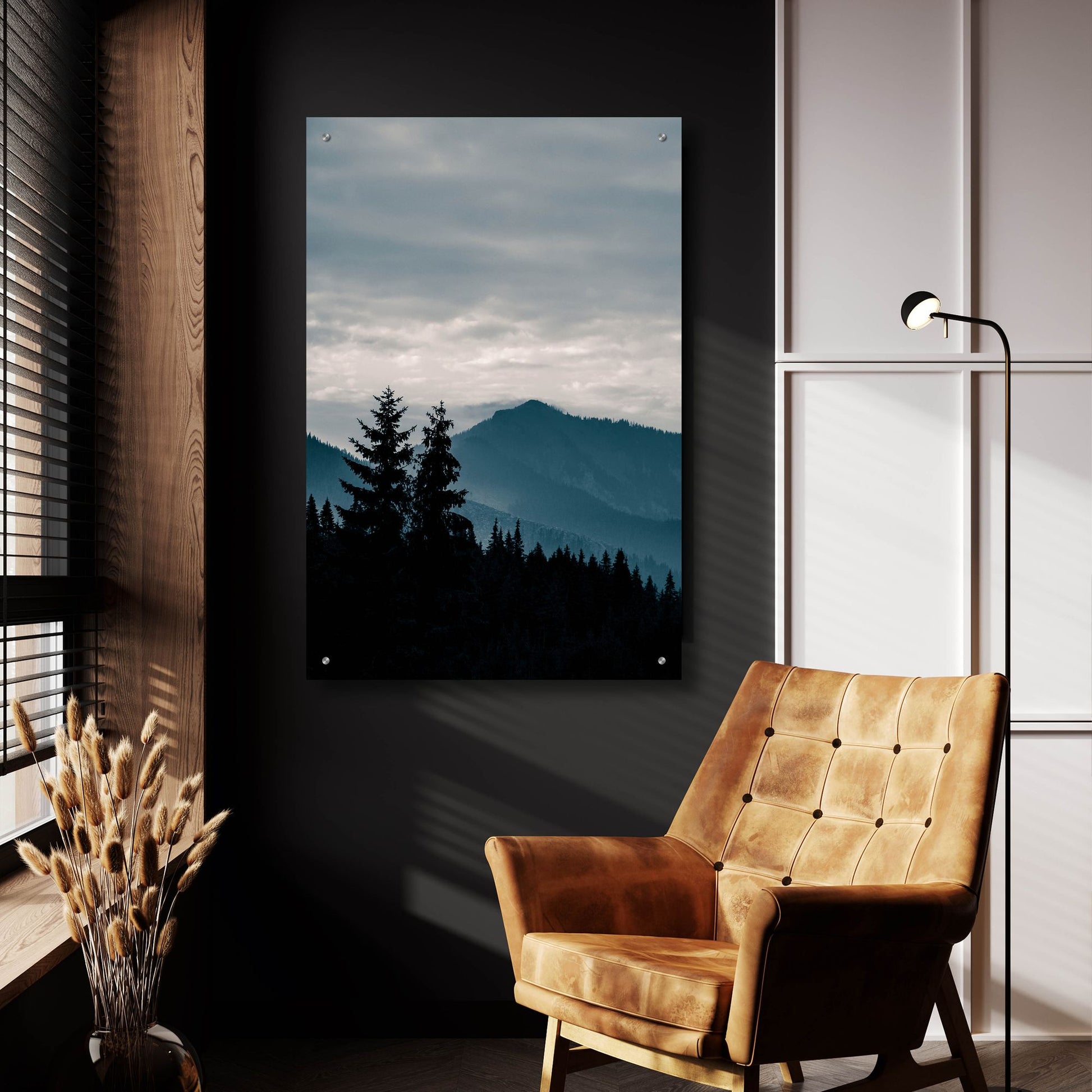 Epic Art 'Blue Mountains Vii' by Photoinc Studio, Acrylic Glass Wall Art,24x36