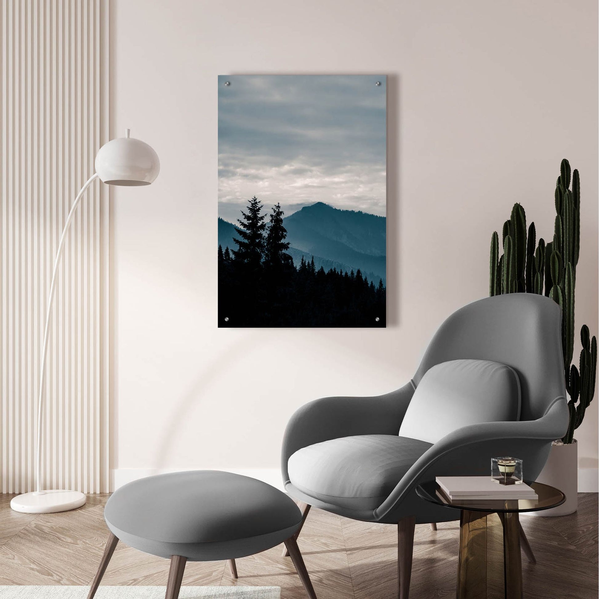 Epic Art 'Blue Mountains Vii' by Photoinc Studio, Acrylic Glass Wall Art,24x36