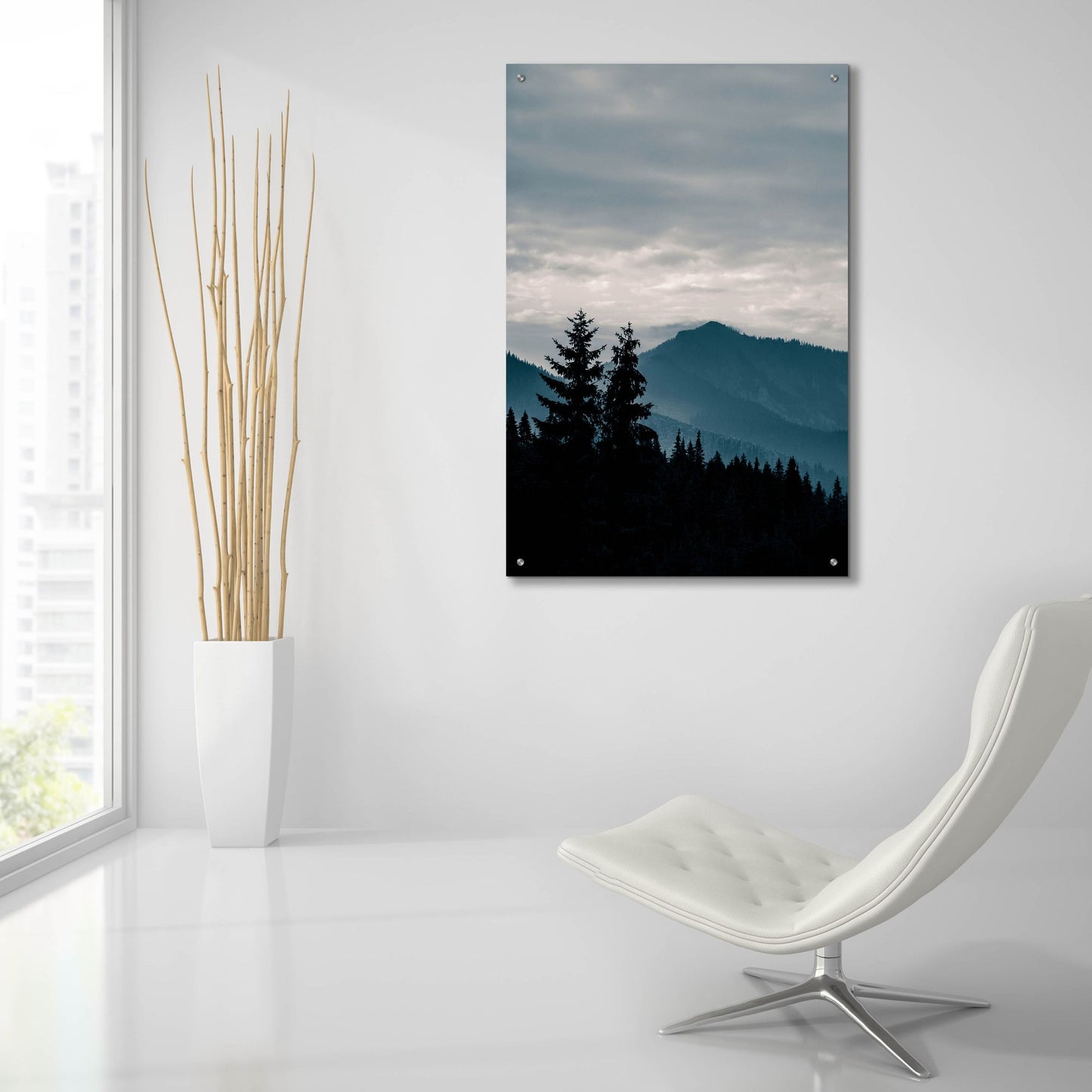 Epic Art 'Blue Mountains Vii' by Photoinc Studio, Acrylic Glass Wall Art,24x36