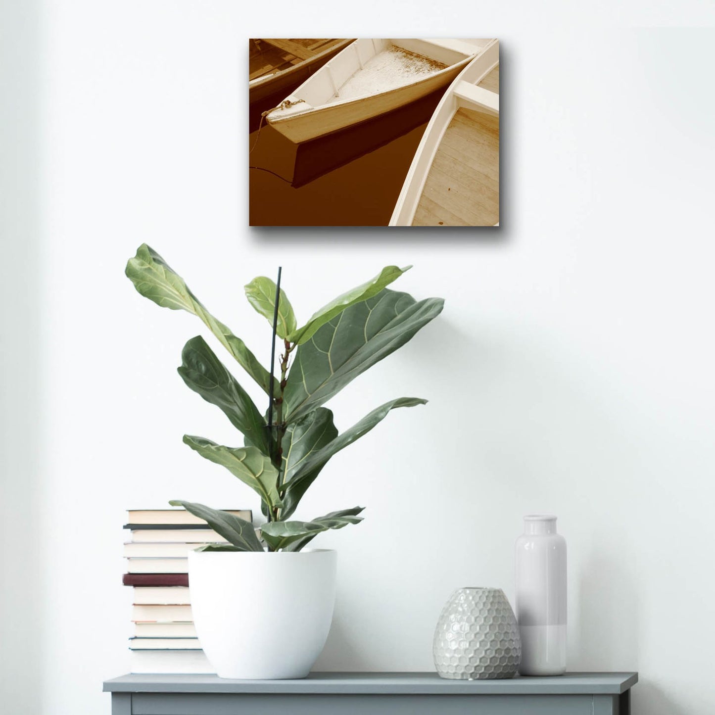 Epic Art 'Boats' by Photoinc Studio, Acrylic Glass Wall Art,16x12