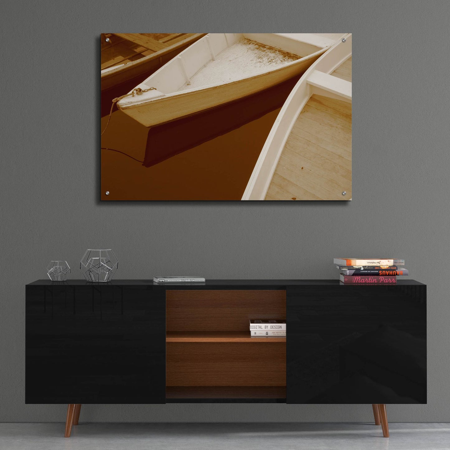 Epic Art 'Boats' by Photoinc Studio, Acrylic Glass Wall Art,36x24