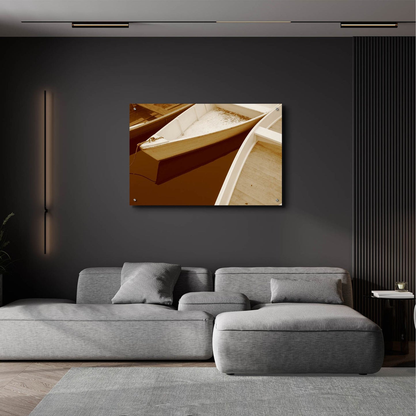 Epic Art 'Boats' by Photoinc Studio, Acrylic Glass Wall Art,36x24