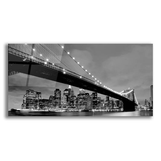 Epic Art 'Brooklyn Bridge View' by Photoinc Studio, Acrylic Glass Wall Art