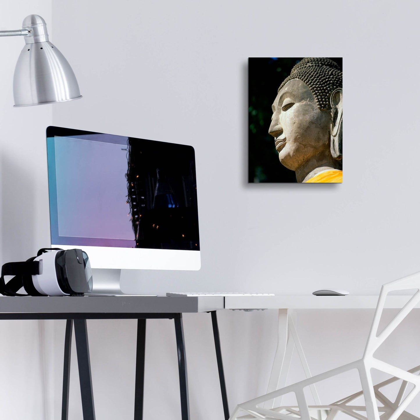 Epic Art 'Buddha 2' by Photoinc Studio, Acrylic Glass Wall Art,12x16