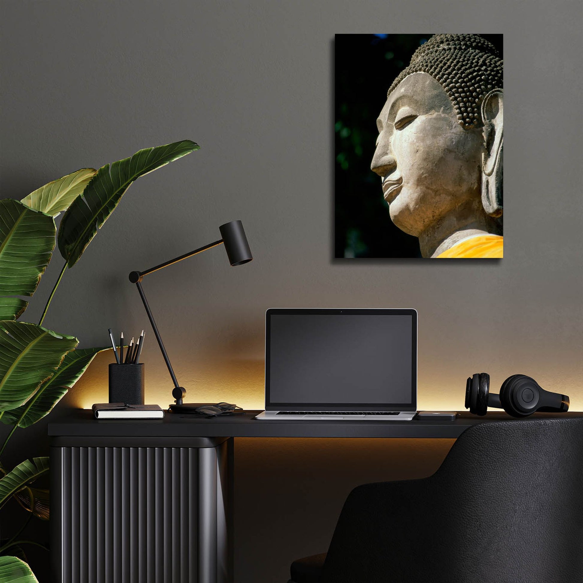 Epic Art 'Buddha 2' by Photoinc Studio, Acrylic Glass Wall Art,12x16