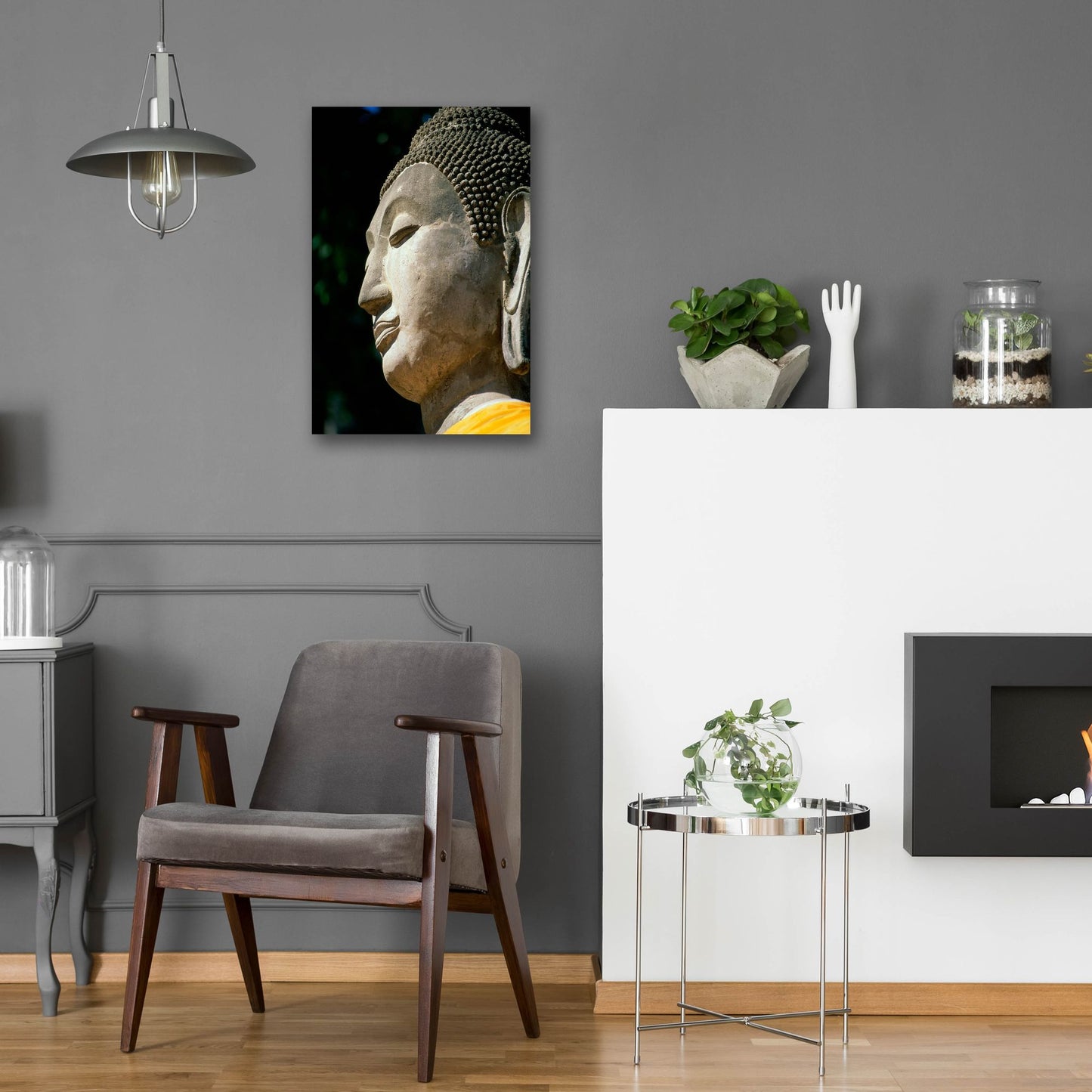 Epic Art 'Buddha 2' by Photoinc Studio, Acrylic Glass Wall Art,16x24