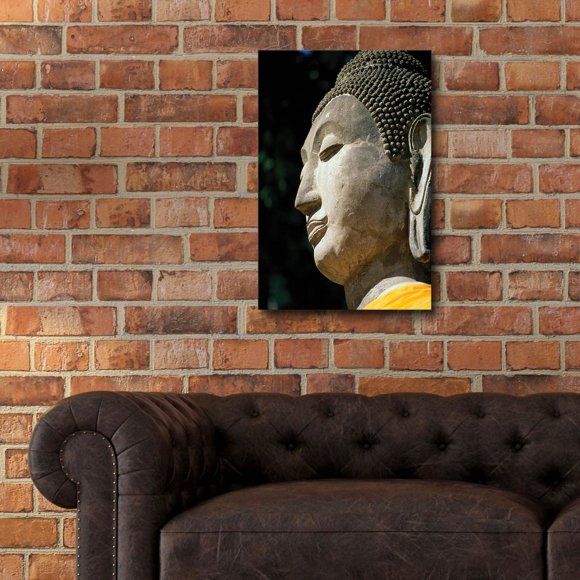 Epic Art 'Buddha 2' by Photoinc Studio, Acrylic Glass Wall Art,16x24