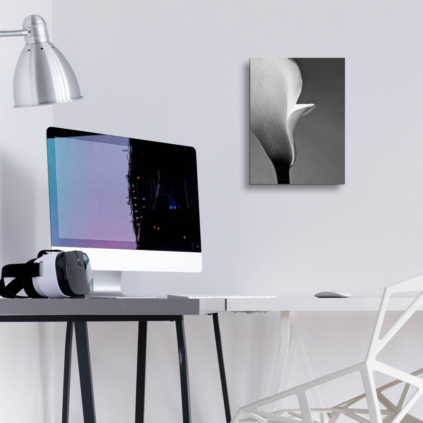 Epic Art 'Calla No. 5' by Photoinc Studio, Acrylic Glass Wall Art,12x16