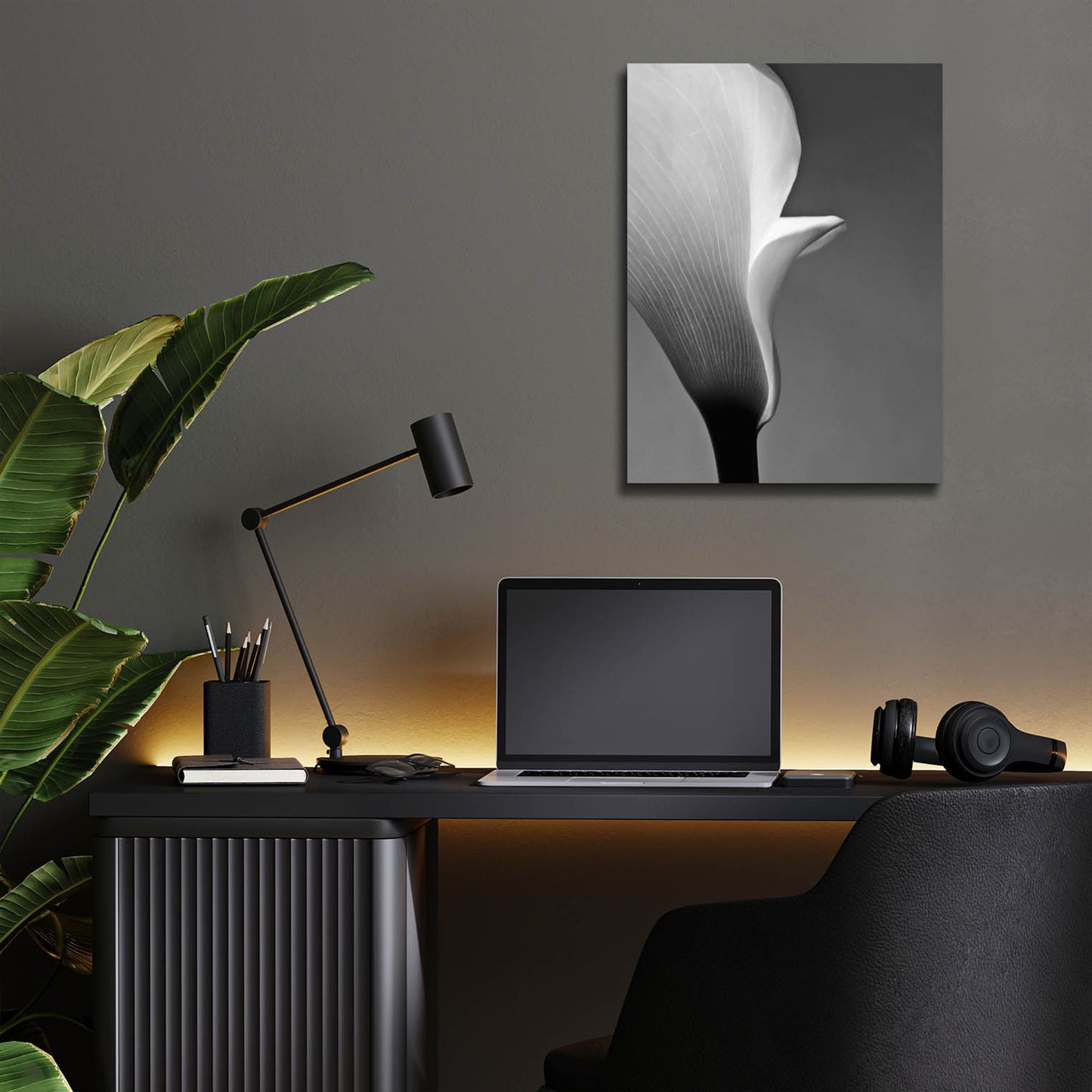 Epic Art 'Calla No. 5' by Photoinc Studio, Acrylic Glass Wall Art,12x16