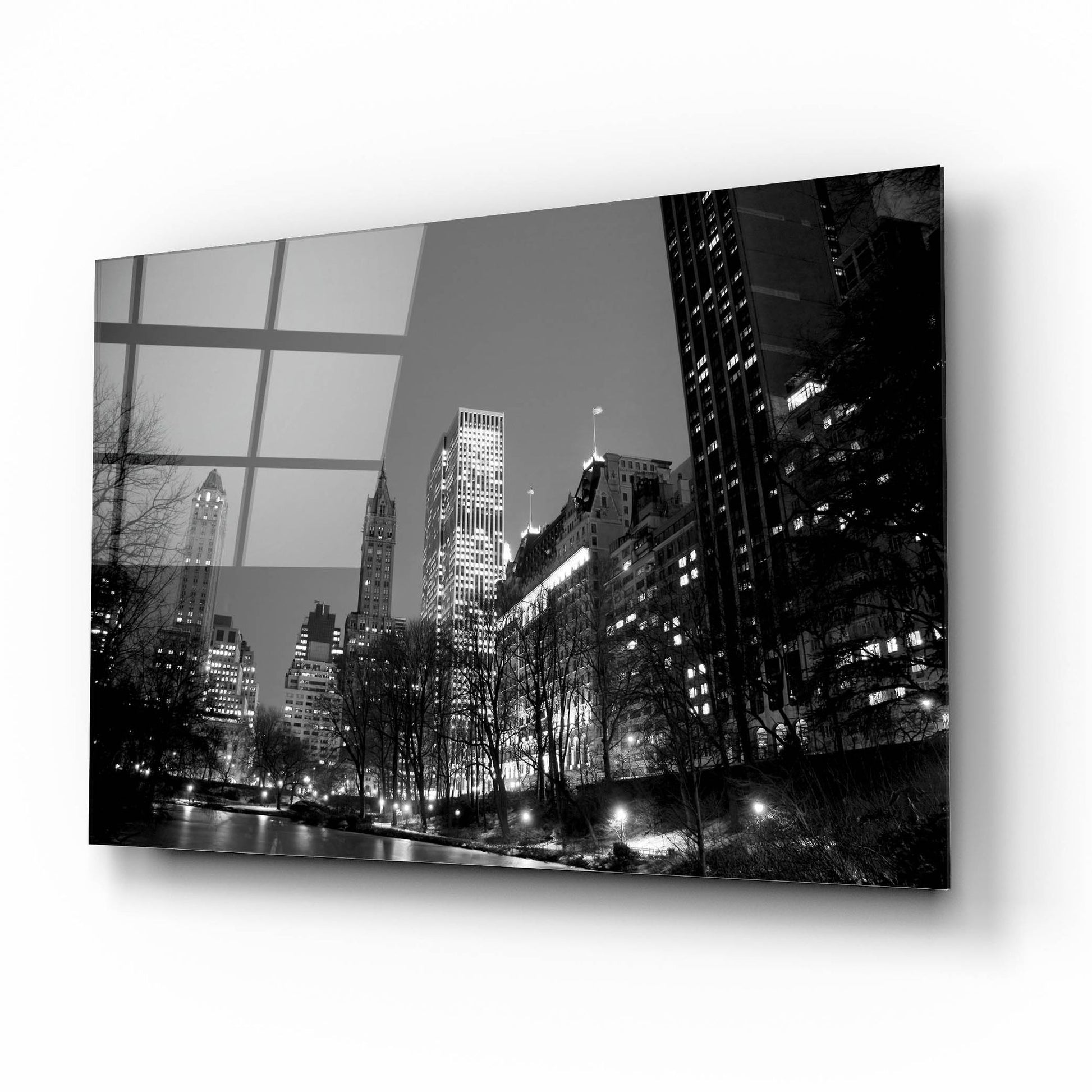 Epic Art 'Central Park View' by Photoinc Studio, Acrylic Glass Wall Art,16x12