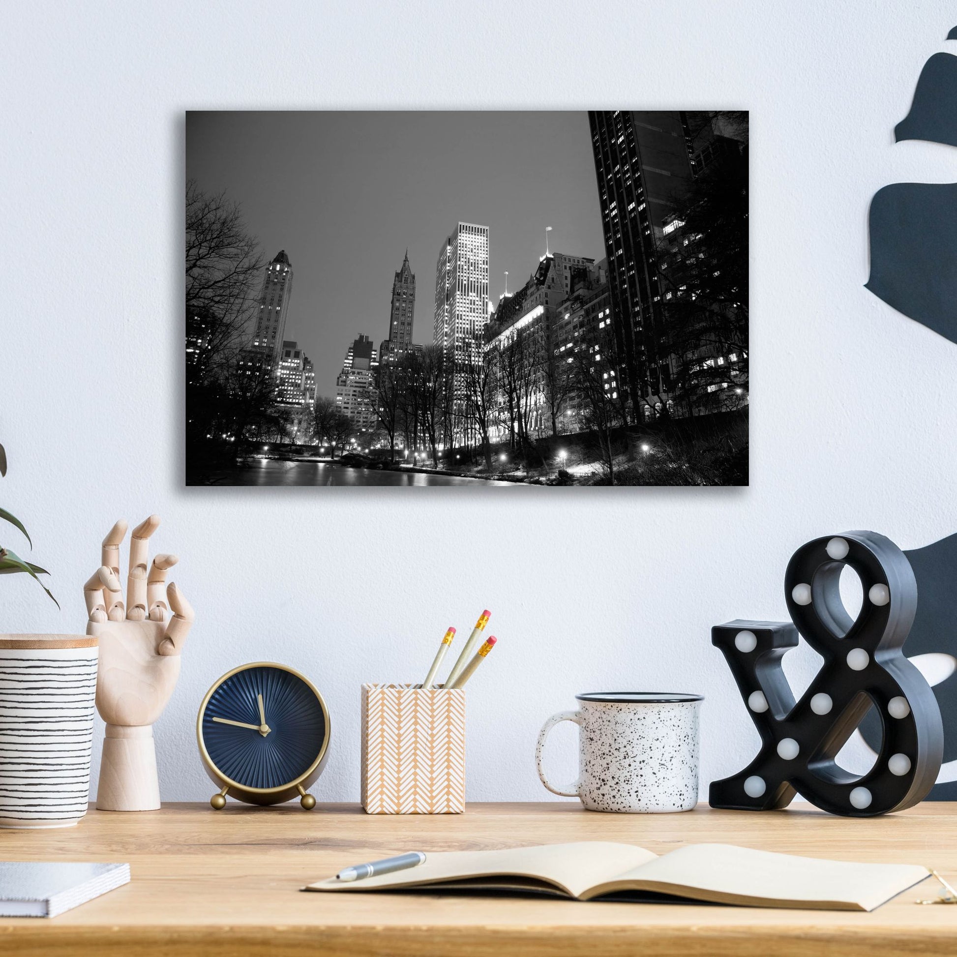 Epic Art 'Central Park View' by Photoinc Studio, Acrylic Glass Wall Art,16x12