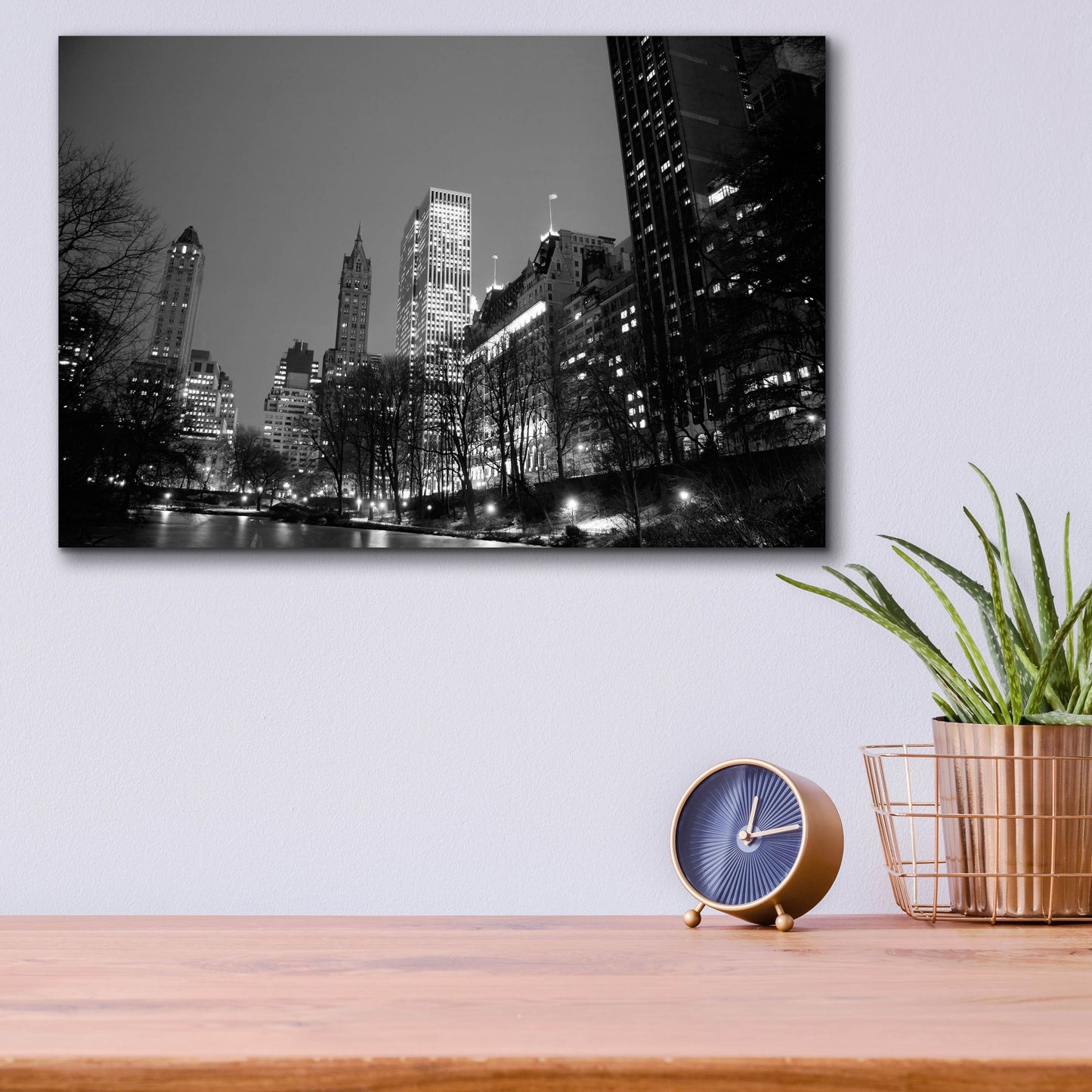 Epic Art 'Central Park View' by Photoinc Studio, Acrylic Glass Wall Art,16x12