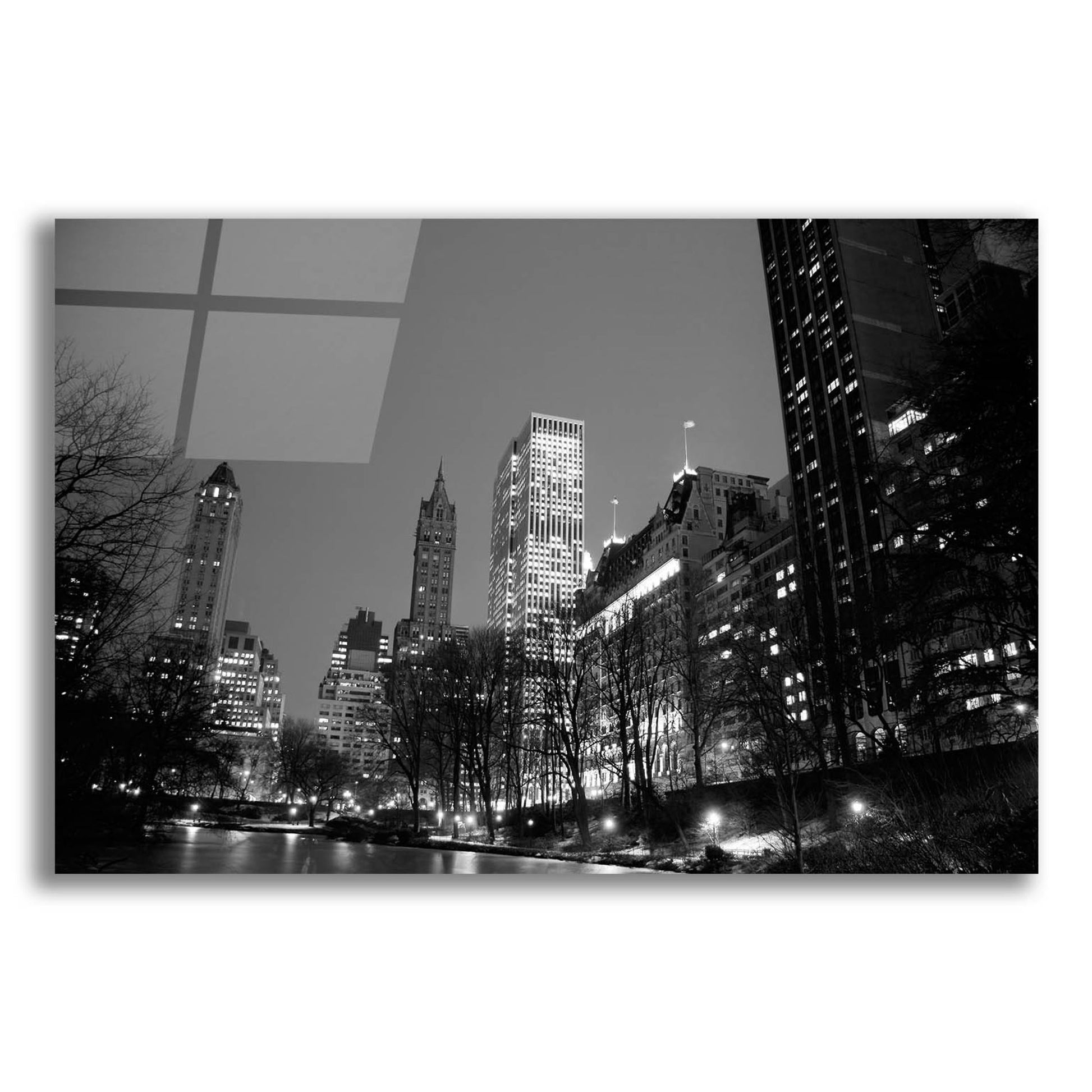 Epic Art 'Central Park View' by Photoinc Studio, Acrylic Glass Wall Art,24x16