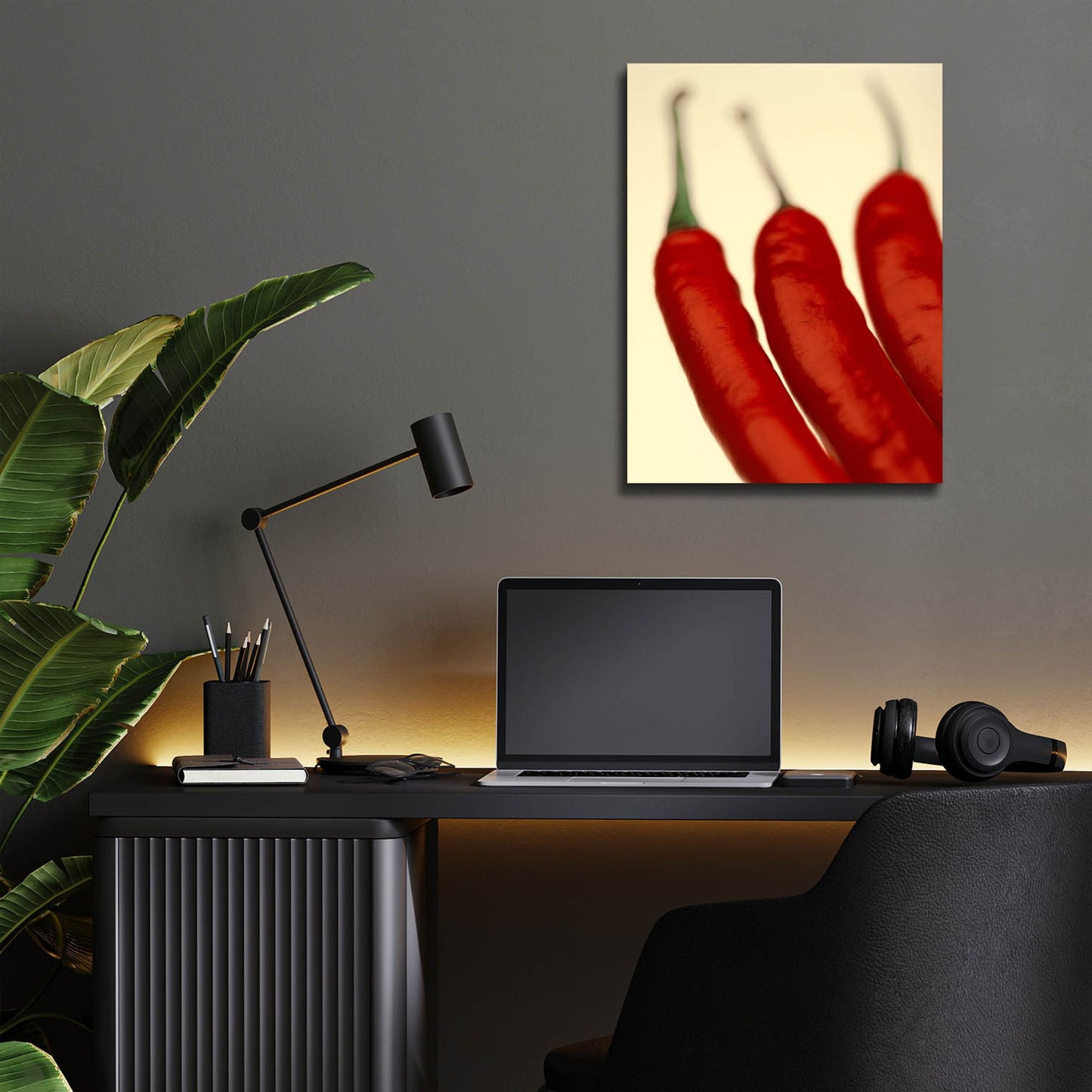 Epic Art 'Chili' by Photoinc Studio, Acrylic Glass Wall Art,12x16