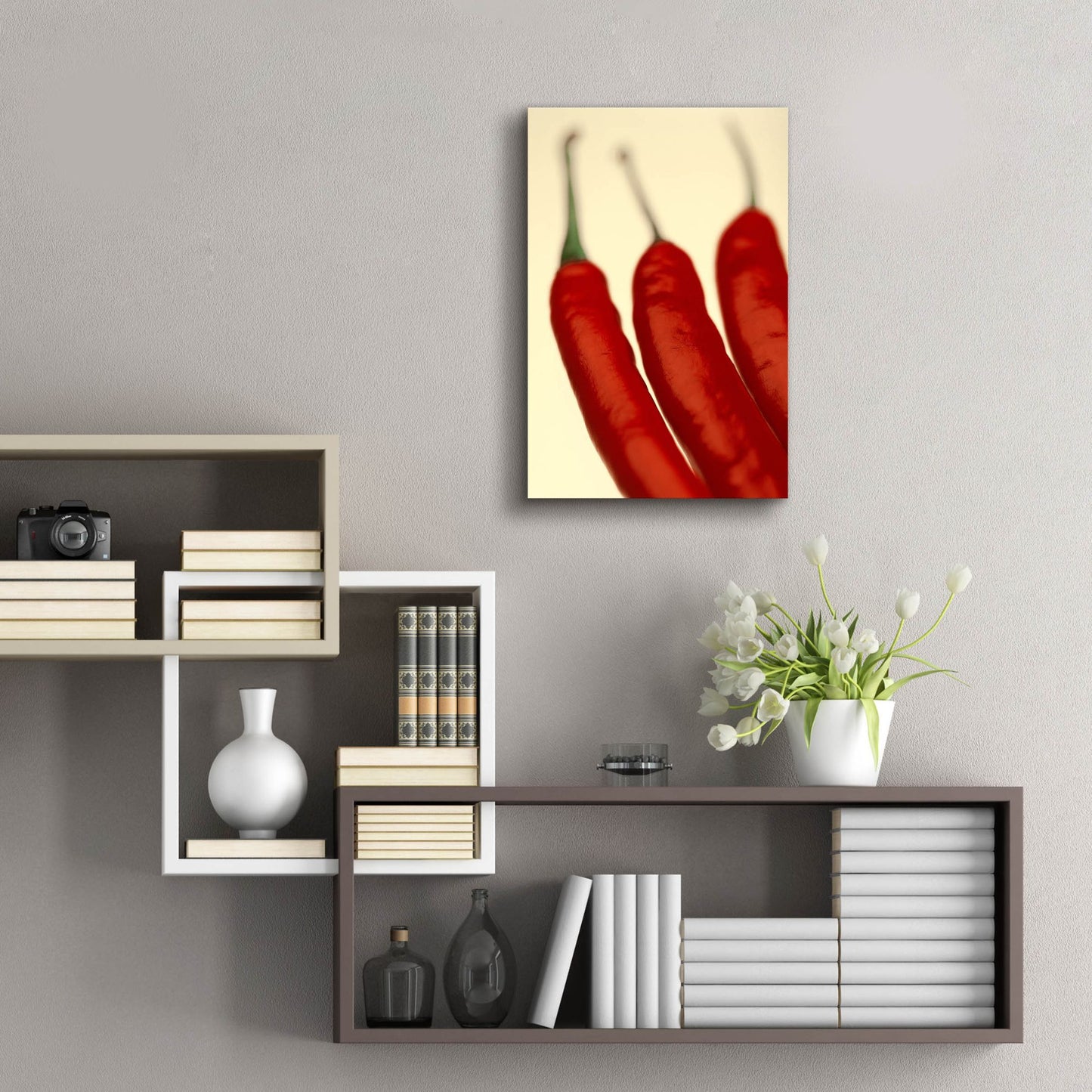 Epic Art 'Chili' by Photoinc Studio, Acrylic Glass Wall Art,16x24