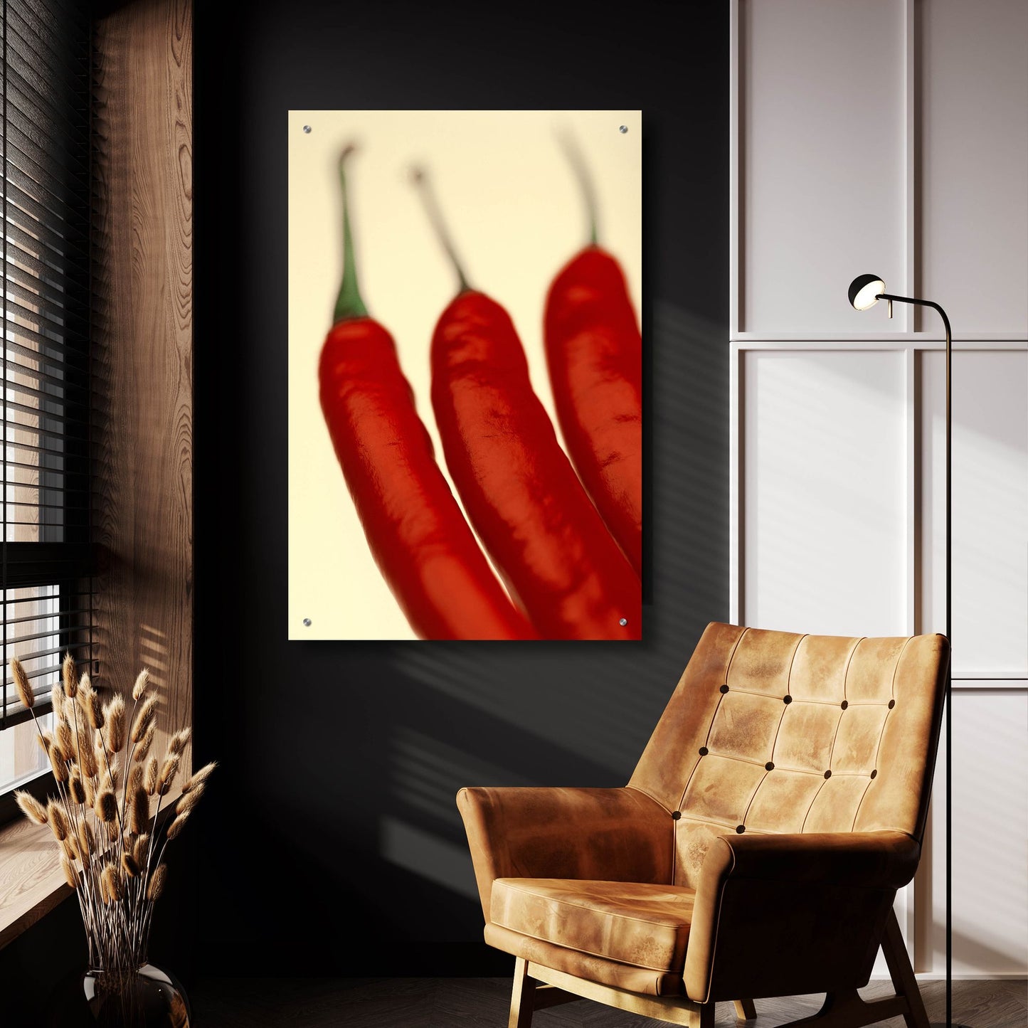 Epic Art 'Chili' by Photoinc Studio, Acrylic Glass Wall Art,24x36