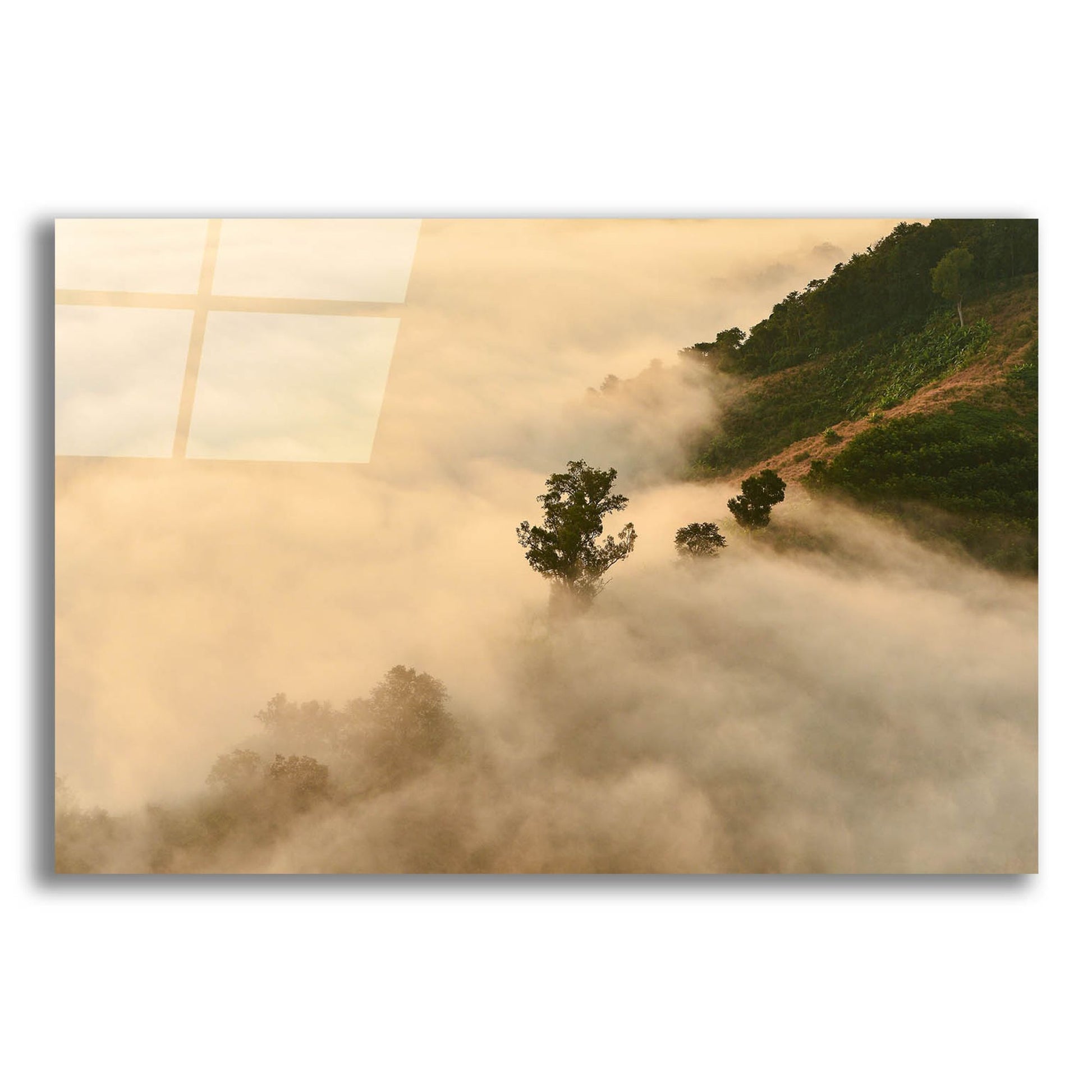 Epic Art 'Clouds' by Photoinc Studio, Acrylic Glass Wall Art,24x16