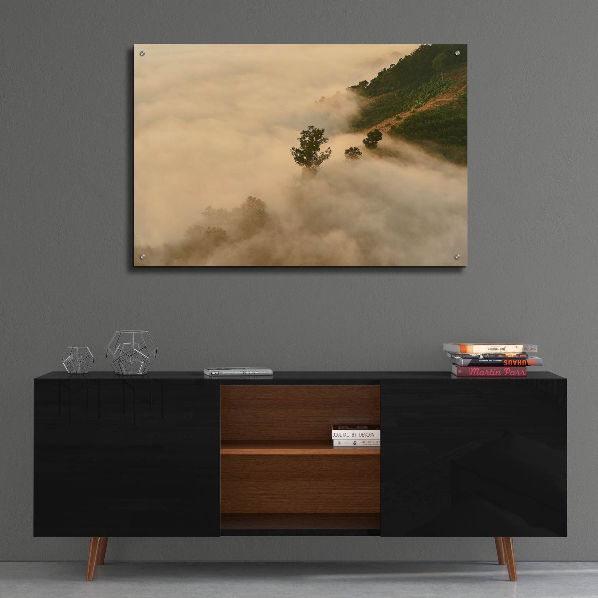 Epic Art 'Clouds' by Photoinc Studio, Acrylic Glass Wall Art,36x24