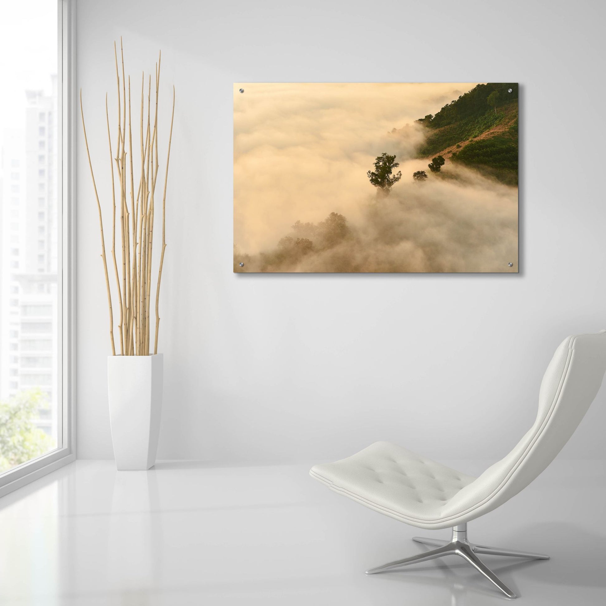 Epic Art 'Clouds' by Photoinc Studio, Acrylic Glass Wall Art,36x24