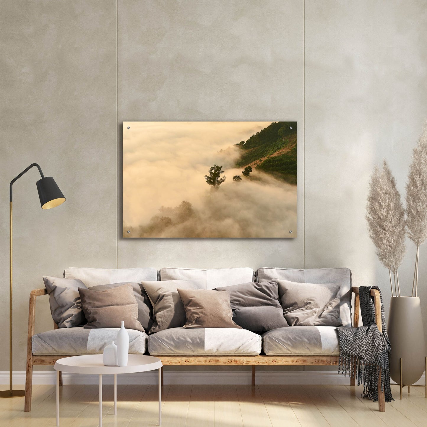 Epic Art 'Clouds' by Photoinc Studio, Acrylic Glass Wall Art,36x24