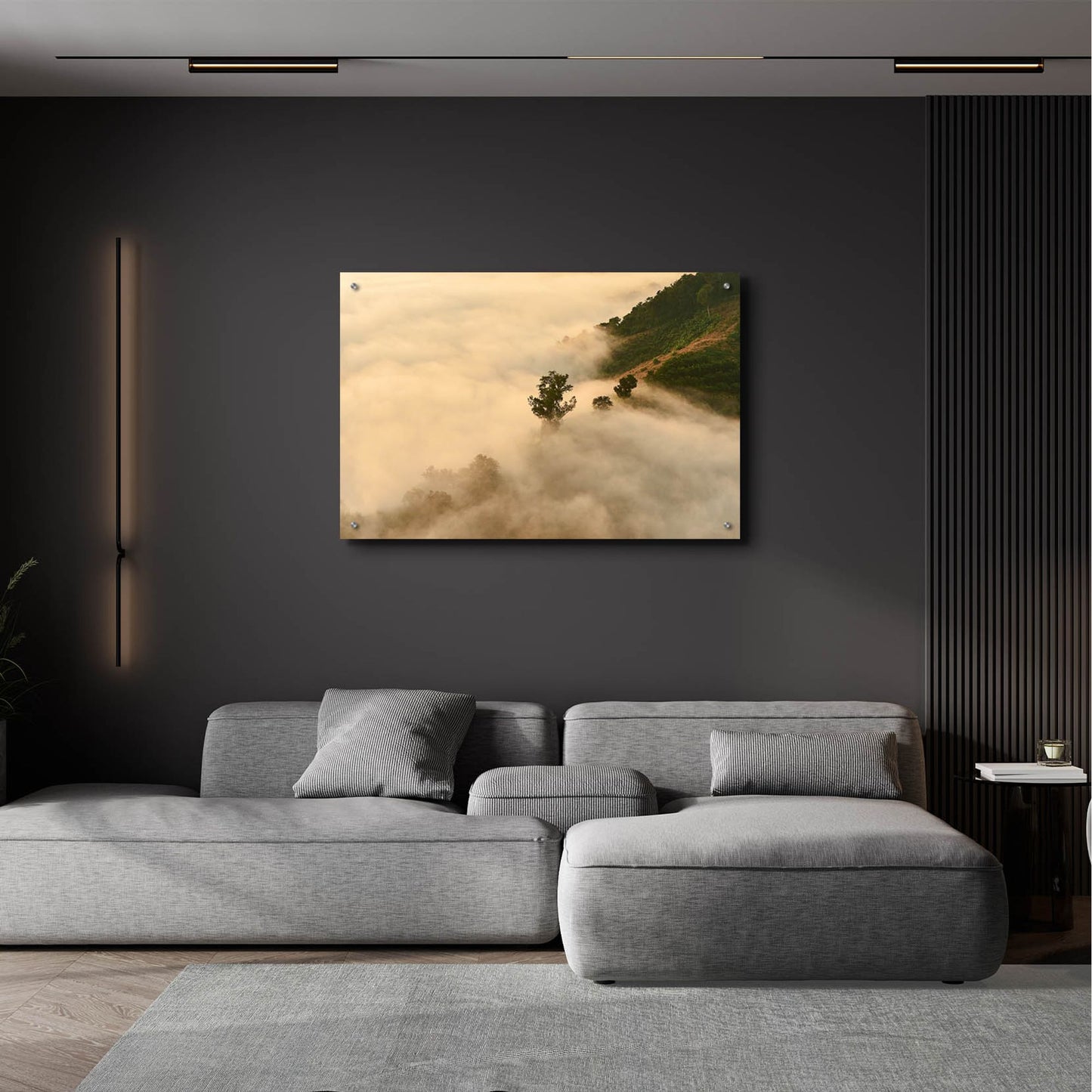 Epic Art 'Clouds' by Photoinc Studio, Acrylic Glass Wall Art,36x24