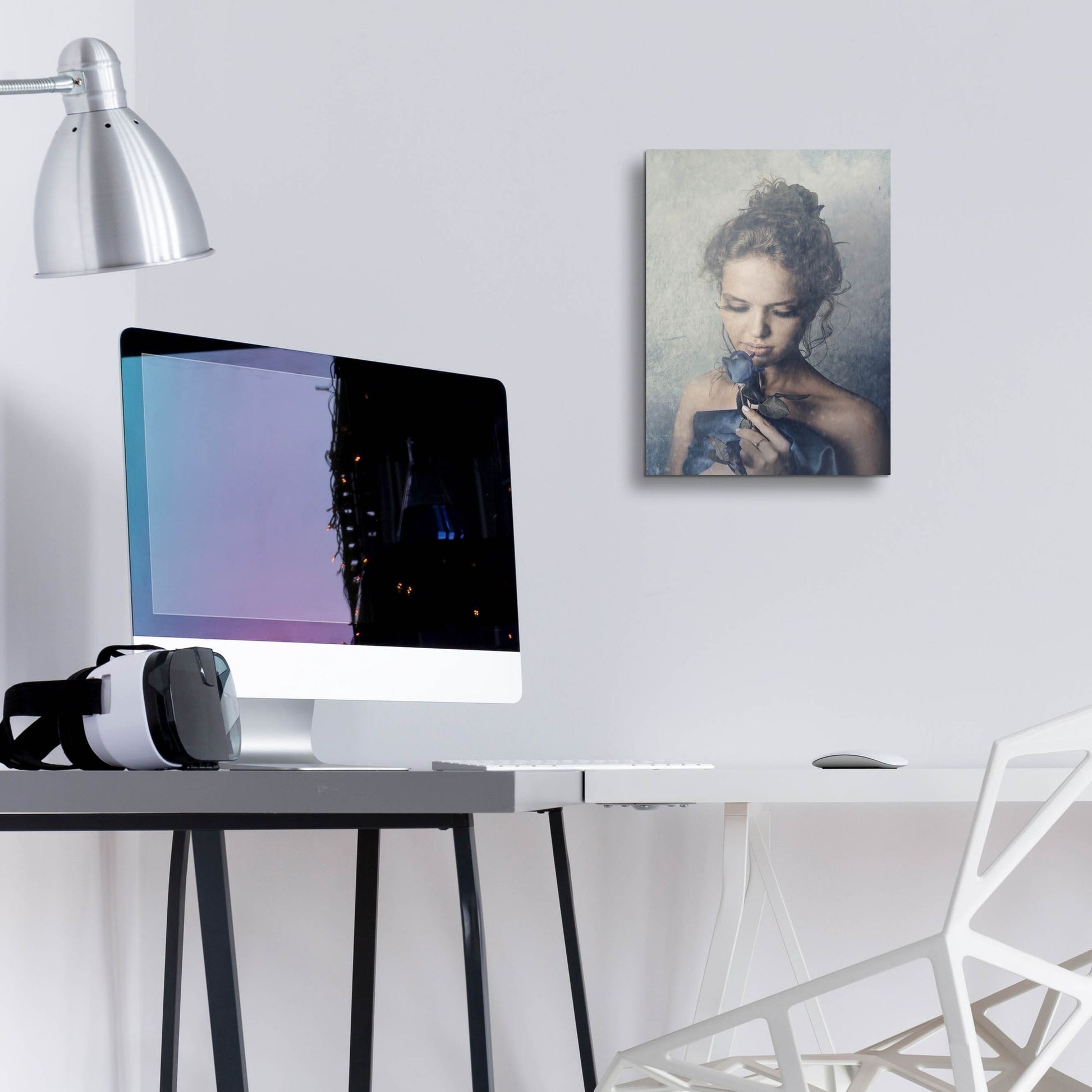 Epic Art 'Dark Rose' by Photoinc Studio, Acrylic Glass Wall Art,12x16