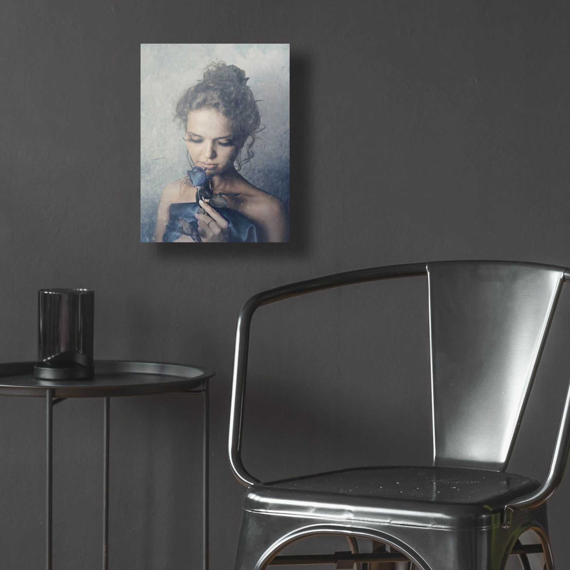 Epic Art 'Dark Rose' by Photoinc Studio, Acrylic Glass Wall Art,12x16