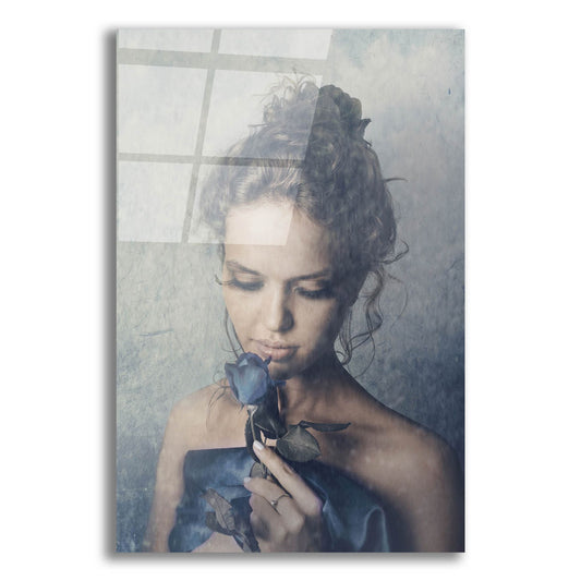 Epic Art 'Dark Rose' by Photoinc Studio, Acrylic Glass Wall Art