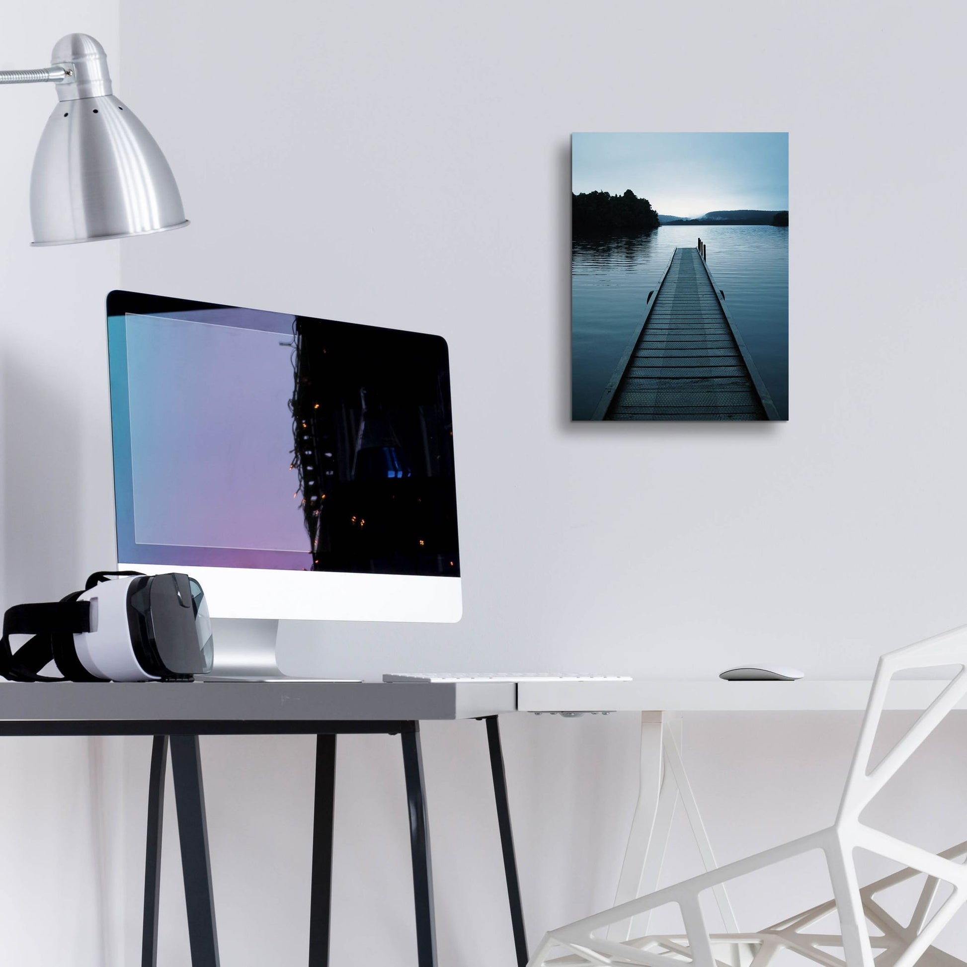Epic Art 'Dock 3' by Photoinc Studio, Acrylic Glass Wall Art,12x16