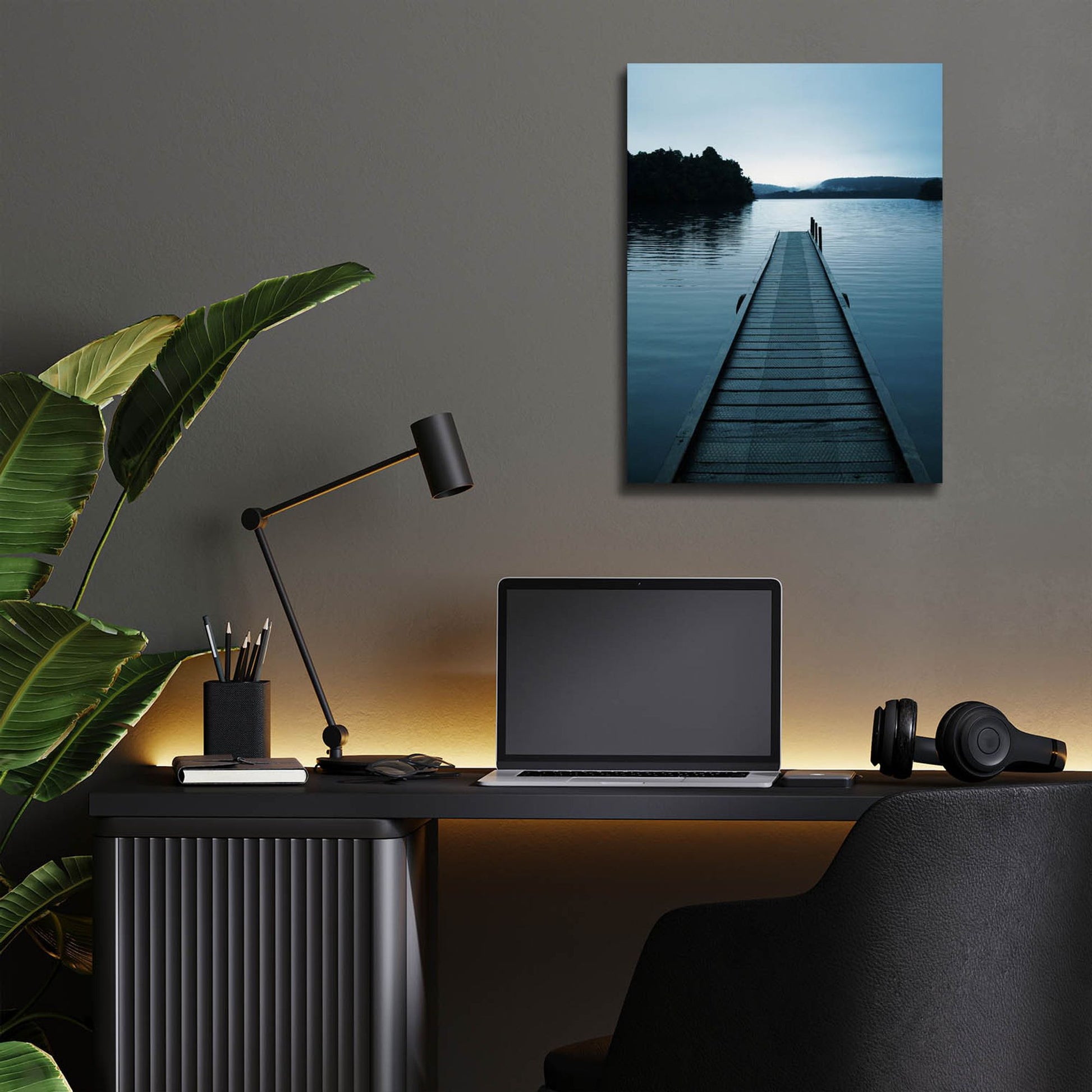 Epic Art 'Dock 3' by Photoinc Studio, Acrylic Glass Wall Art,12x16
