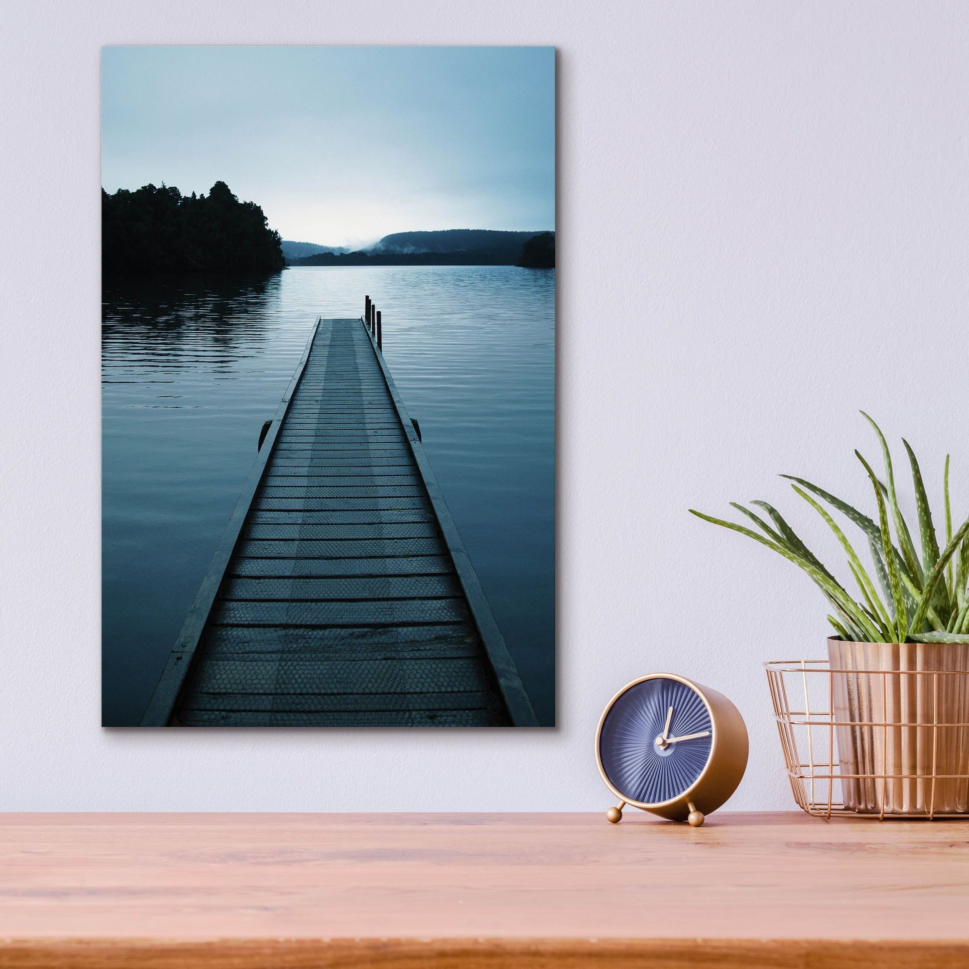 Epic Art 'Dock 3' by Photoinc Studio, Acrylic Glass Wall Art,12x16