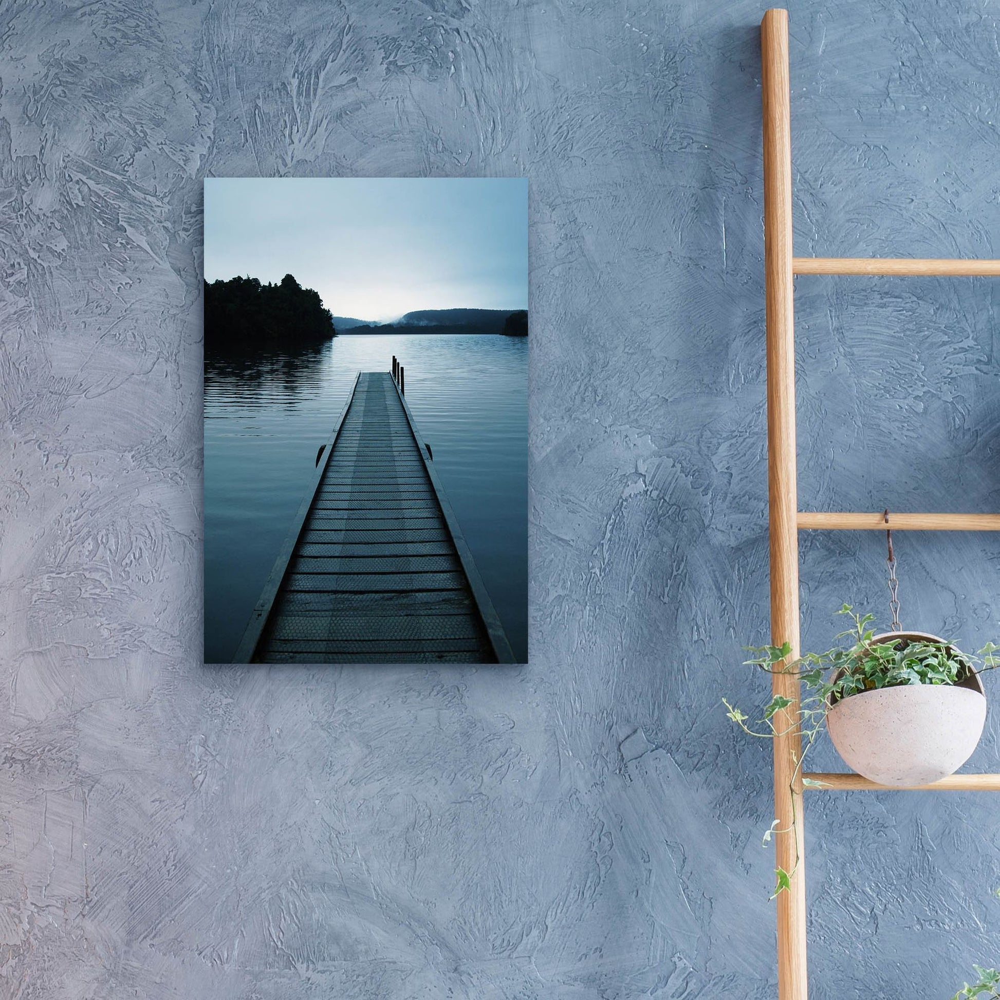 Epic Art 'Dock 3' by Photoinc Studio, Acrylic Glass Wall Art,16x24
