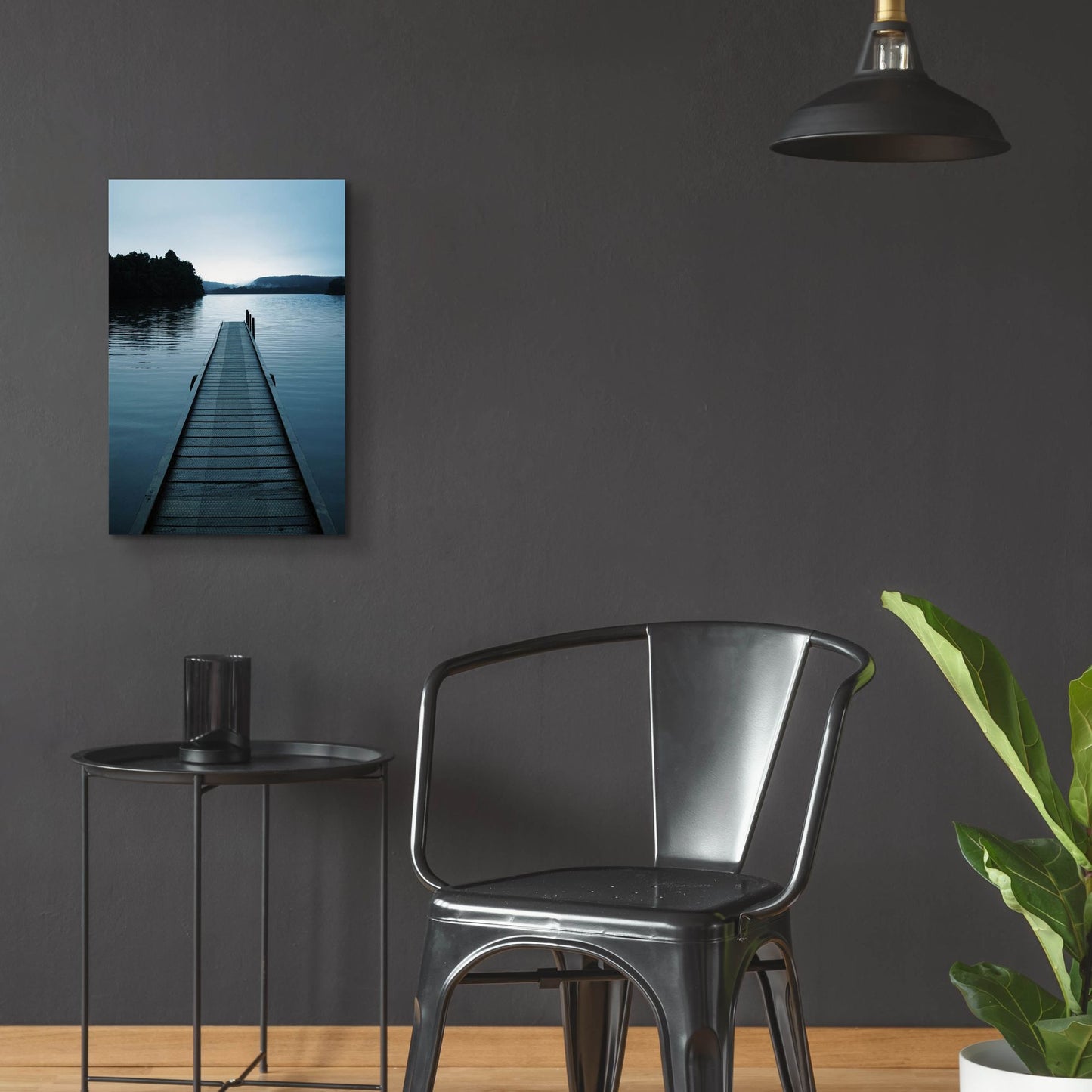 Epic Art 'Dock 3' by Photoinc Studio, Acrylic Glass Wall Art,16x24