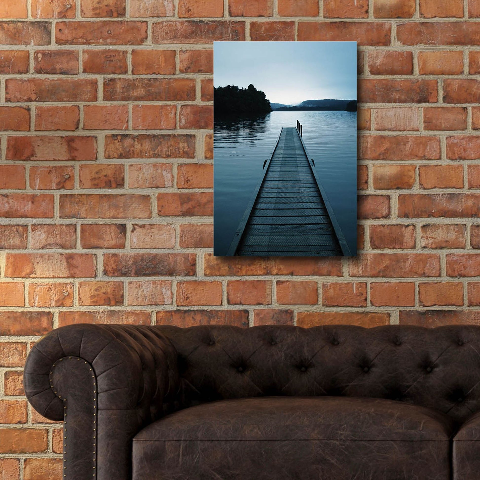 Epic Art 'Dock 3' by Photoinc Studio, Acrylic Glass Wall Art,16x24