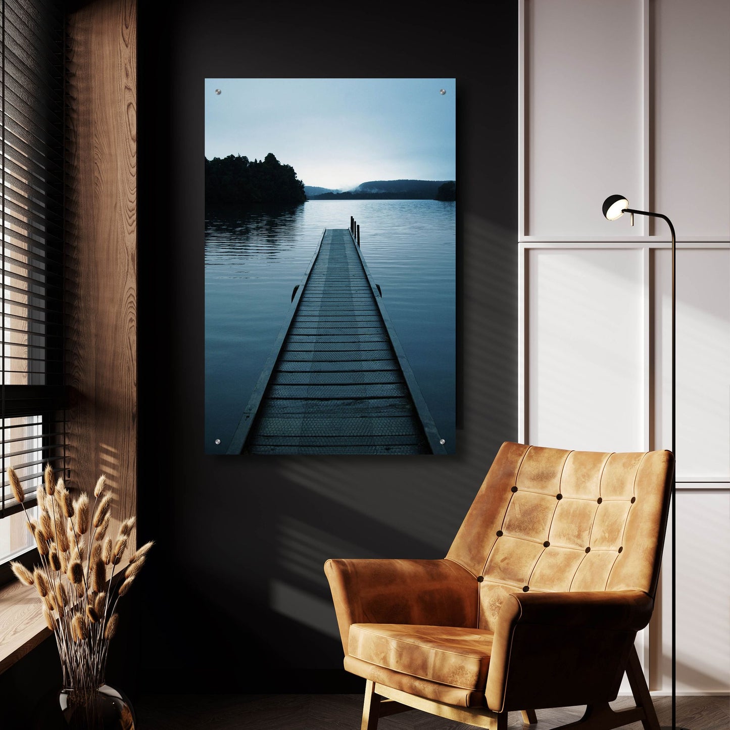Epic Art 'Dock 3' by Photoinc Studio, Acrylic Glass Wall Art,24x36