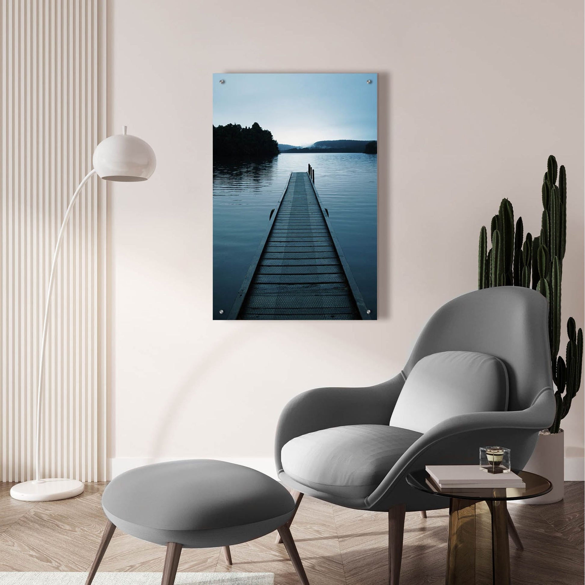 Epic Art 'Dock 3' by Photoinc Studio, Acrylic Glass Wall Art,24x36