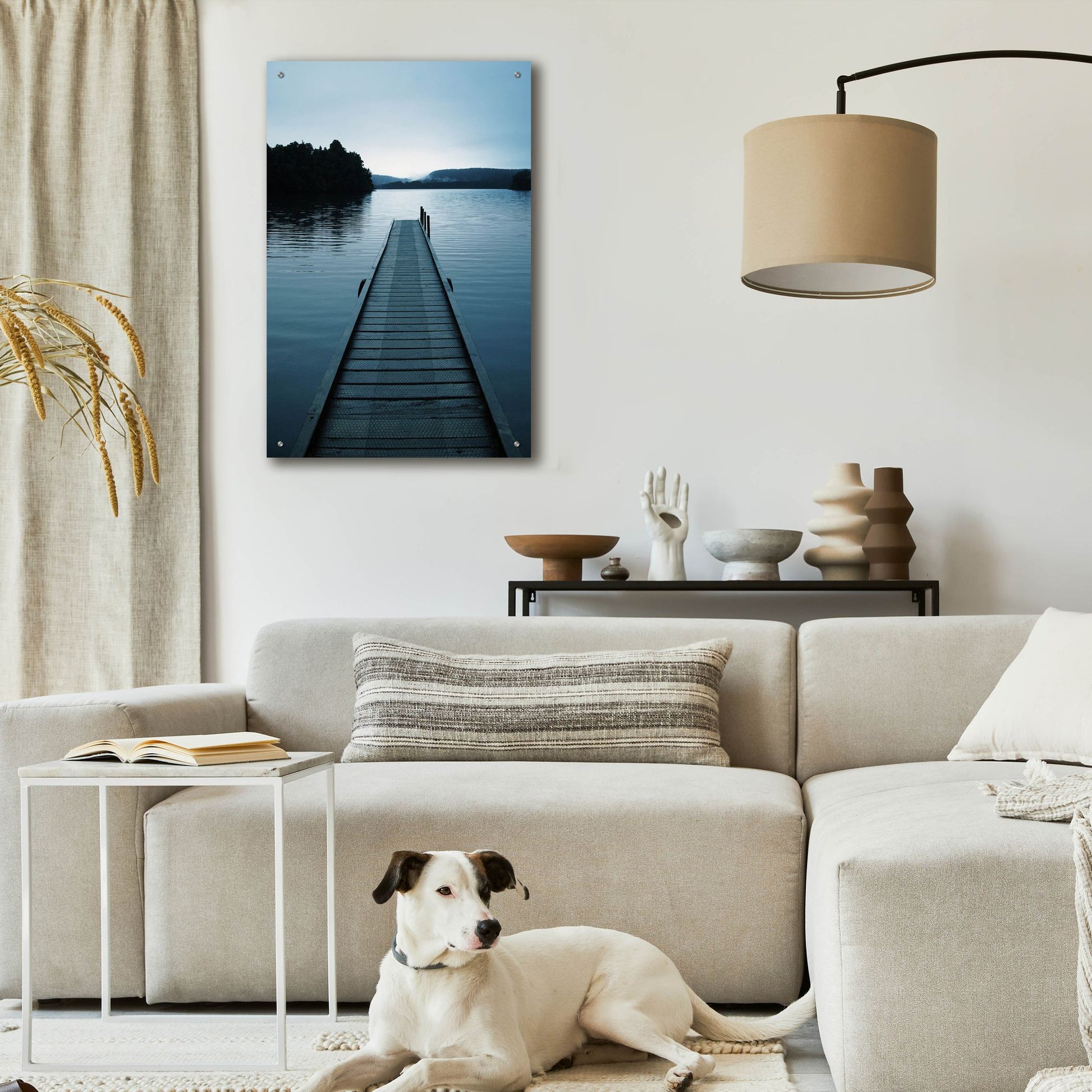 Epic Art 'Dock 3' by Photoinc Studio, Acrylic Glass Wall Art,24x36
