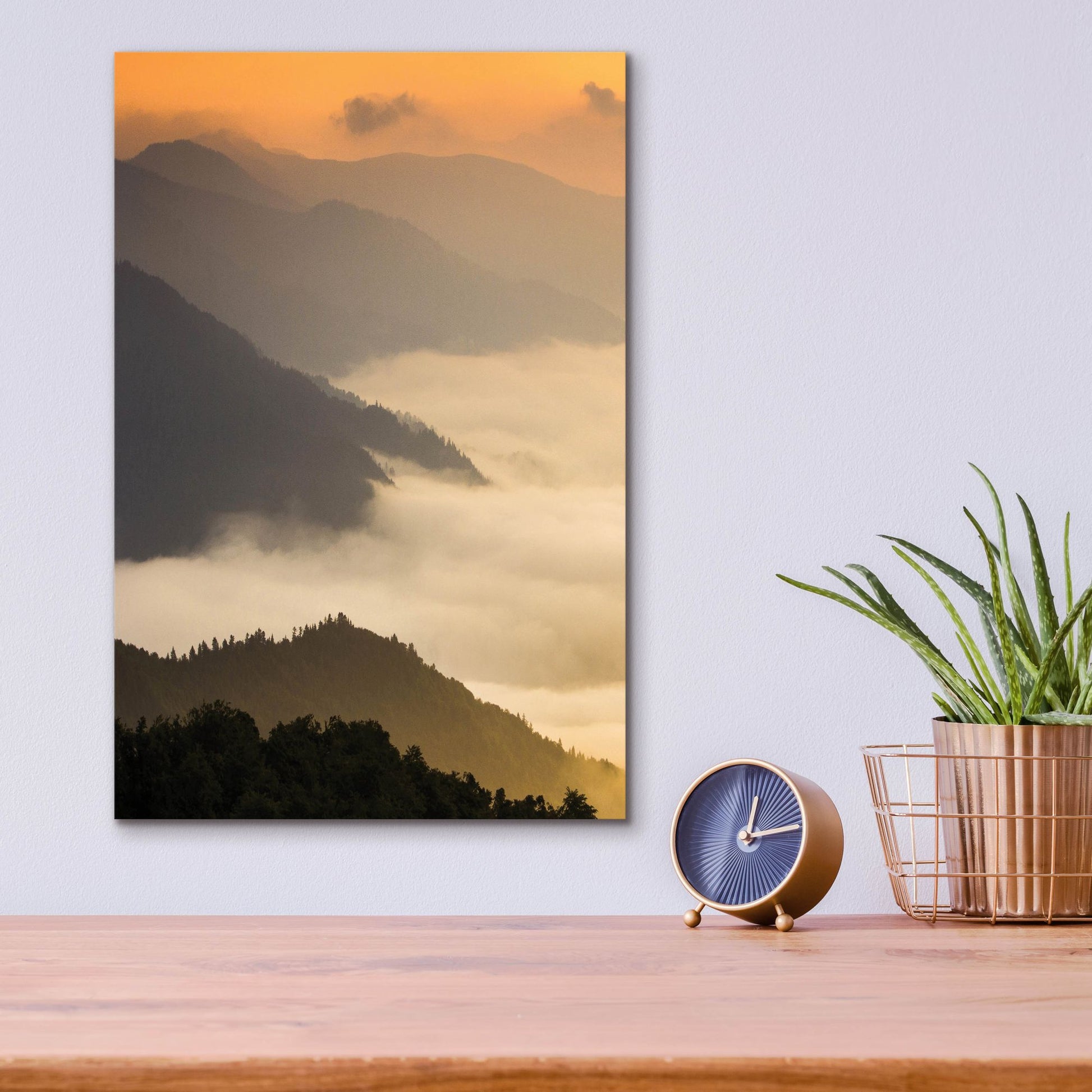 Epic Art 'Dusty Morning' by Photoinc Studio, Acrylic Glass Wall Art,12x16