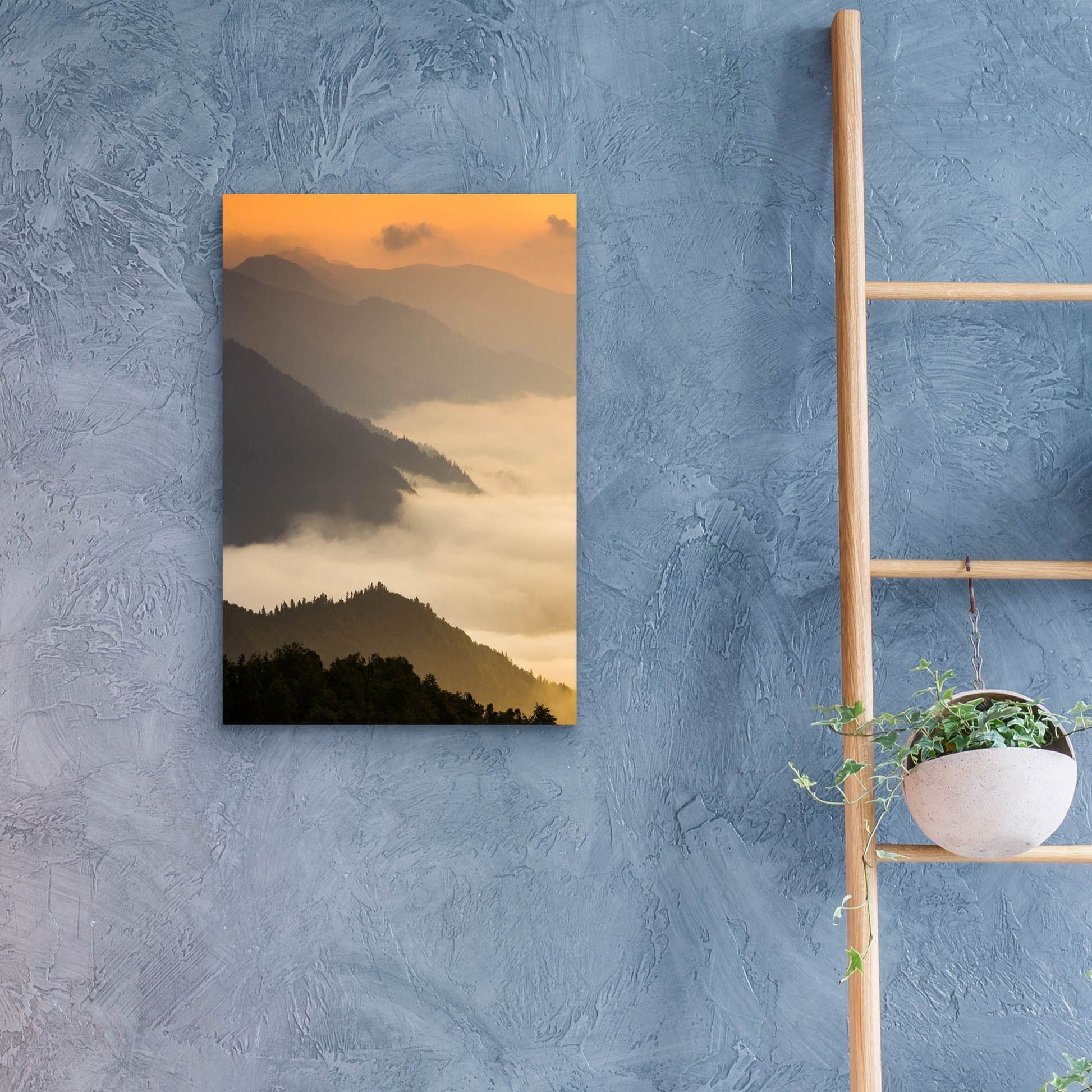 Epic Art 'Dusty Morning' by Photoinc Studio, Acrylic Glass Wall Art,16x24