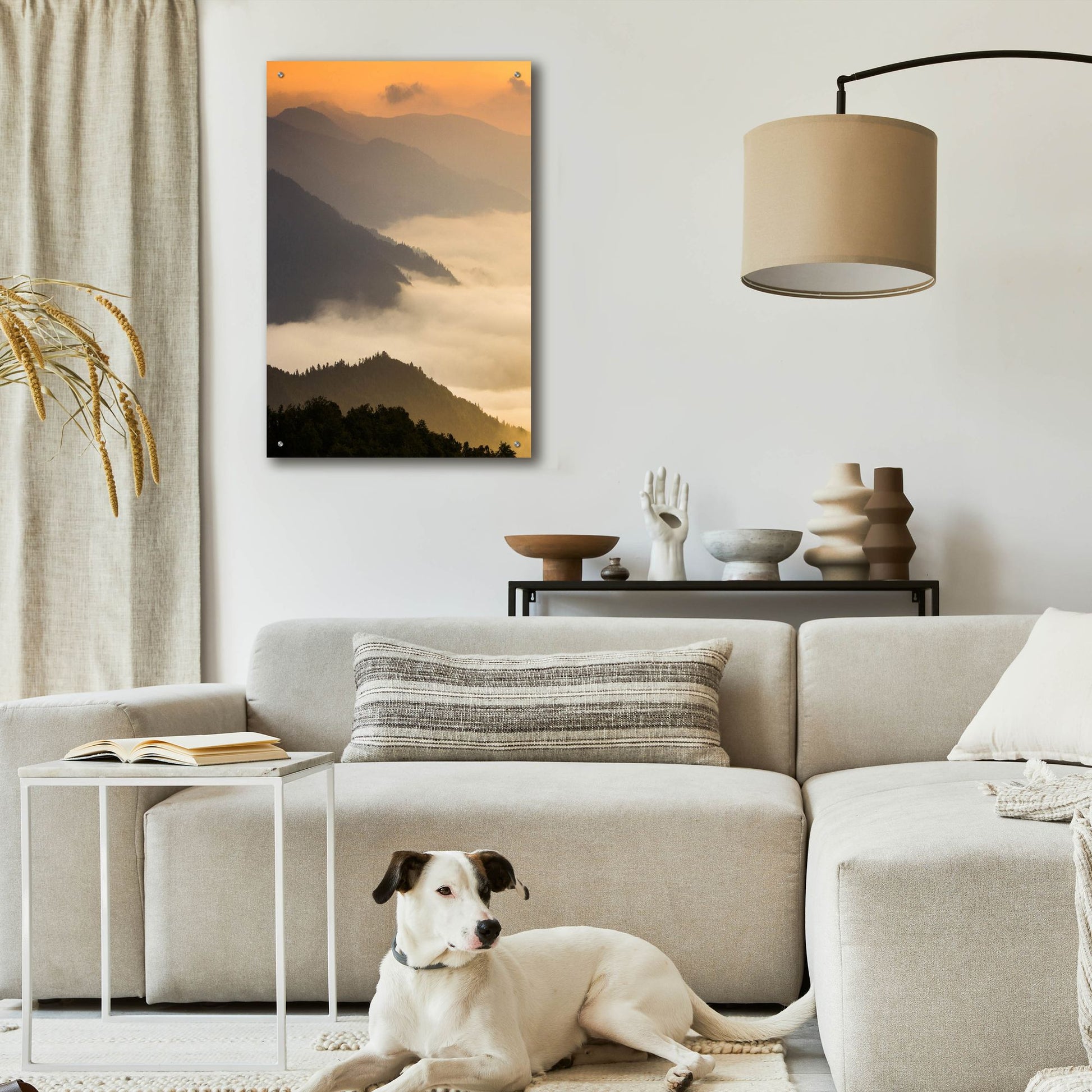 Epic Art 'Dusty Morning' by Photoinc Studio, Acrylic Glass Wall Art,24x36