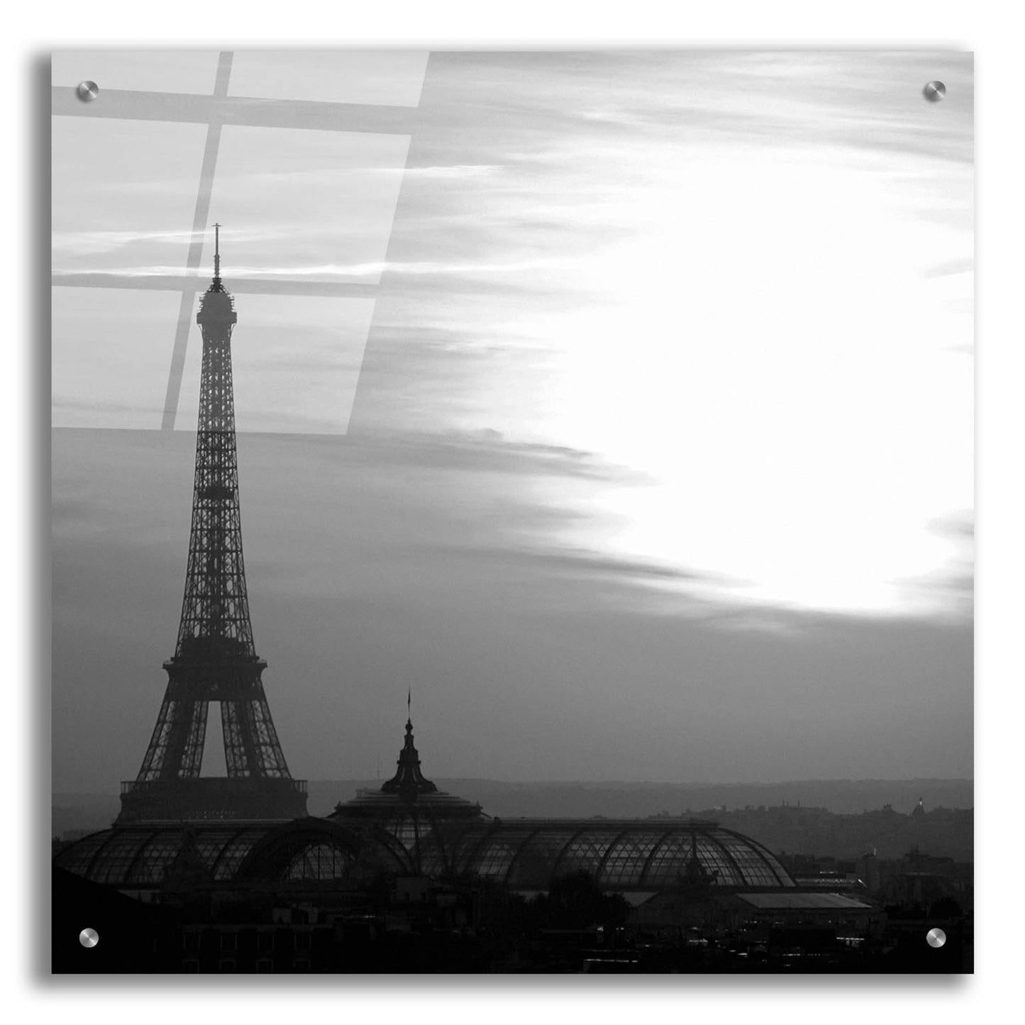 Epic Art 'Eiffel Tower View 2' by Photoinc Studio, Acrylic Glass Wall Art